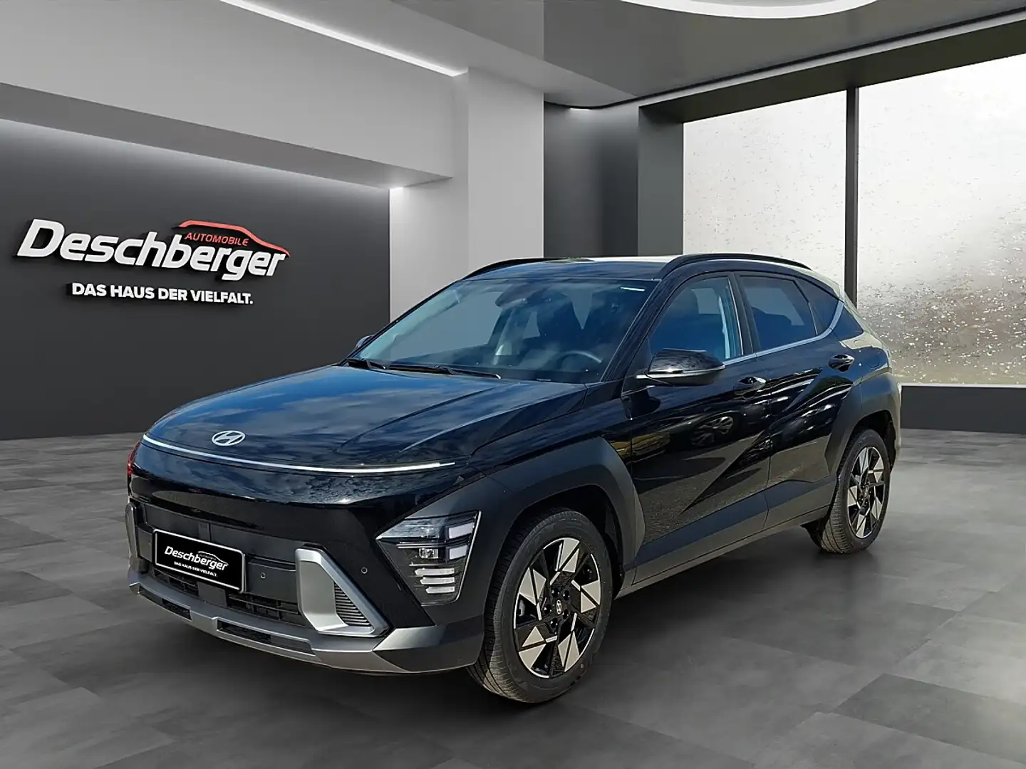 Hyundai KONA Kona 1,6 GDI HEV Go Plus DCT Schwarz - 1