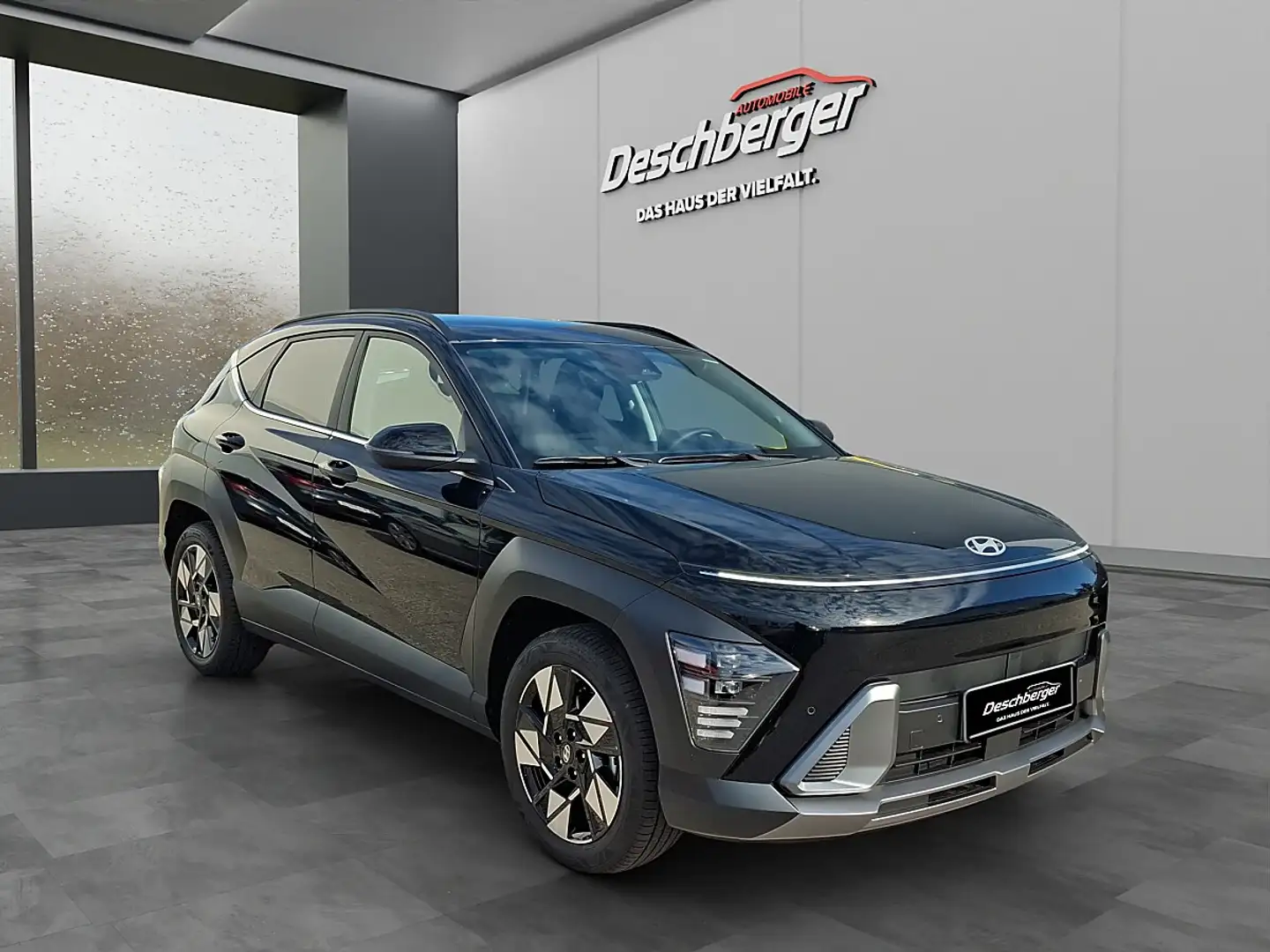 Hyundai KONA Kona 1,6 GDI HEV Go Plus DCT Schwarz - 2