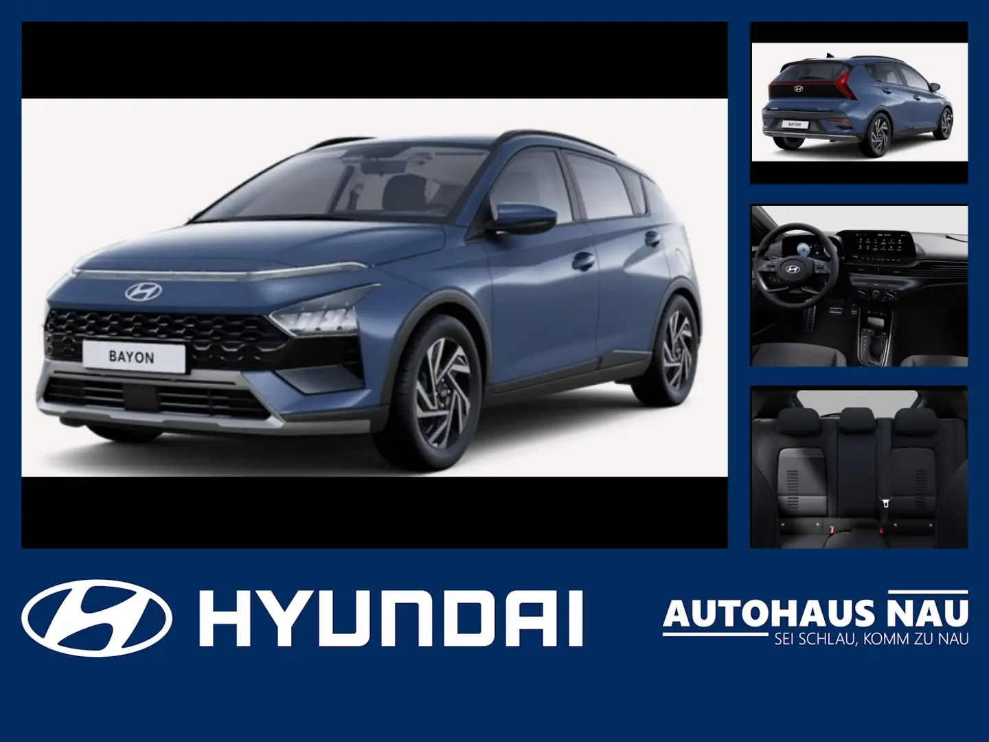 Hyundai BAYON 1.0 T-GDI Trend Inkl. Sitzheizung uvm. Blau - 1