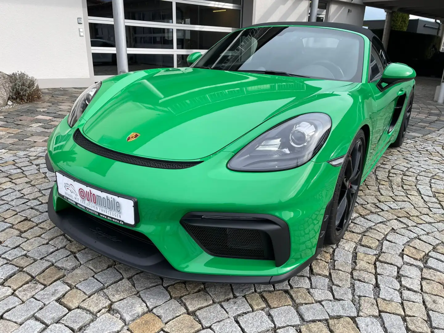 Porsche Boxster 718 Spyder|CarPlay|Kamera|Bose|SpoChrono Green - 2