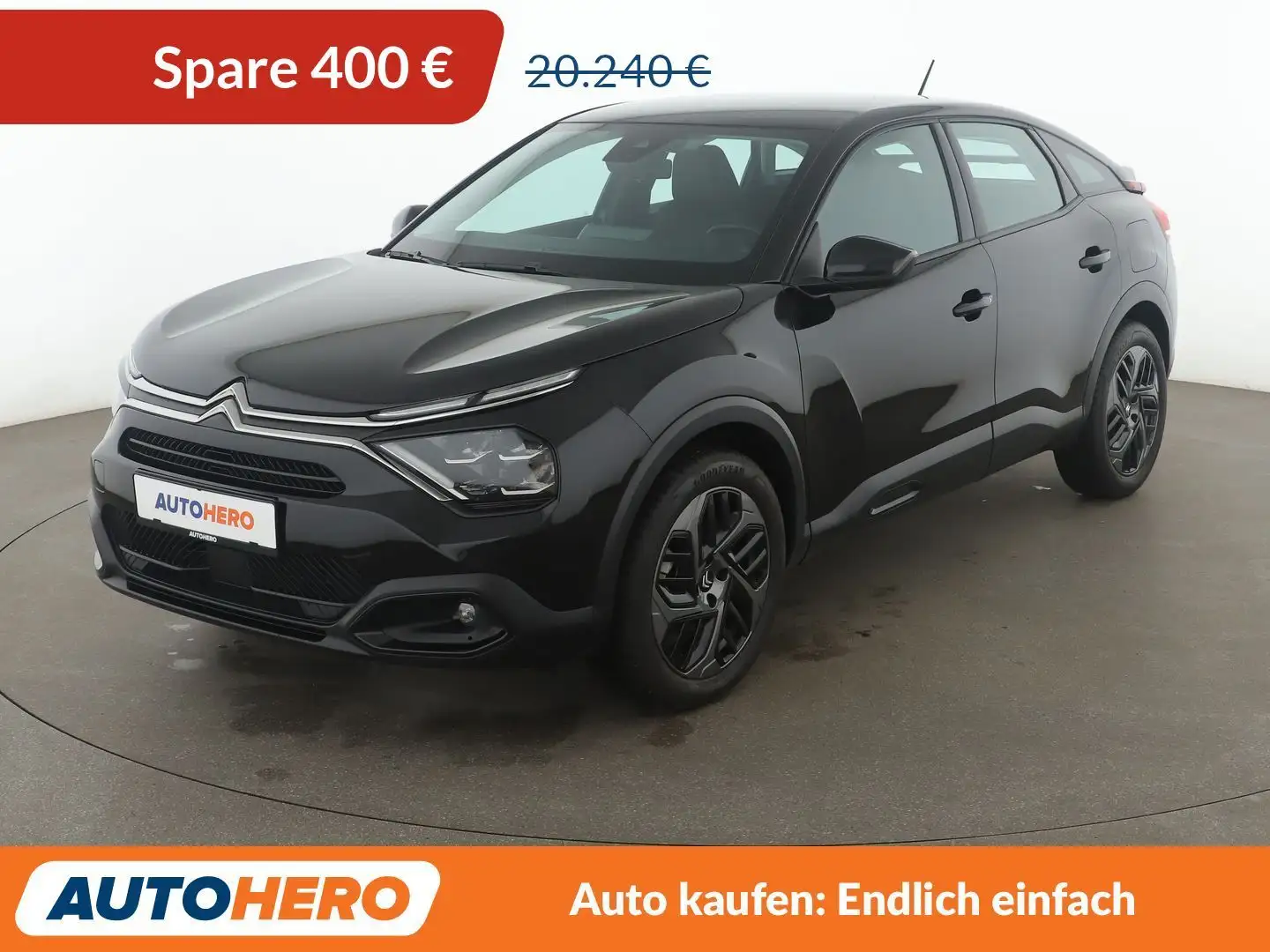 Citroen C4 1.2 PureTech Plus Aut.*CARPLAY*LED*TEMPO*CAM*SHZ* Schwarz - 1