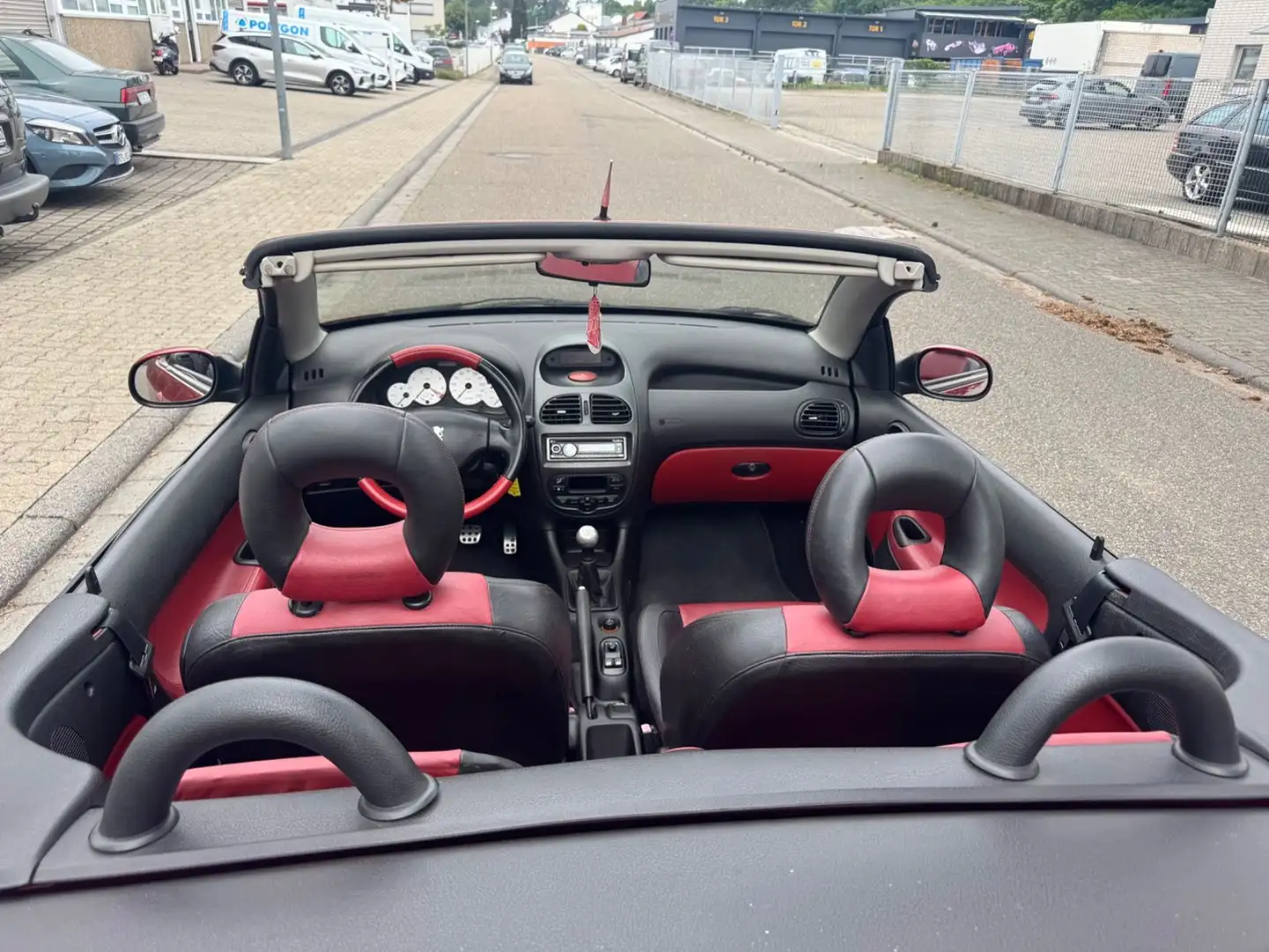 Peugeot 206 Cabriolet CC Platinum TÜV NEU Garantie Rojo - 2
