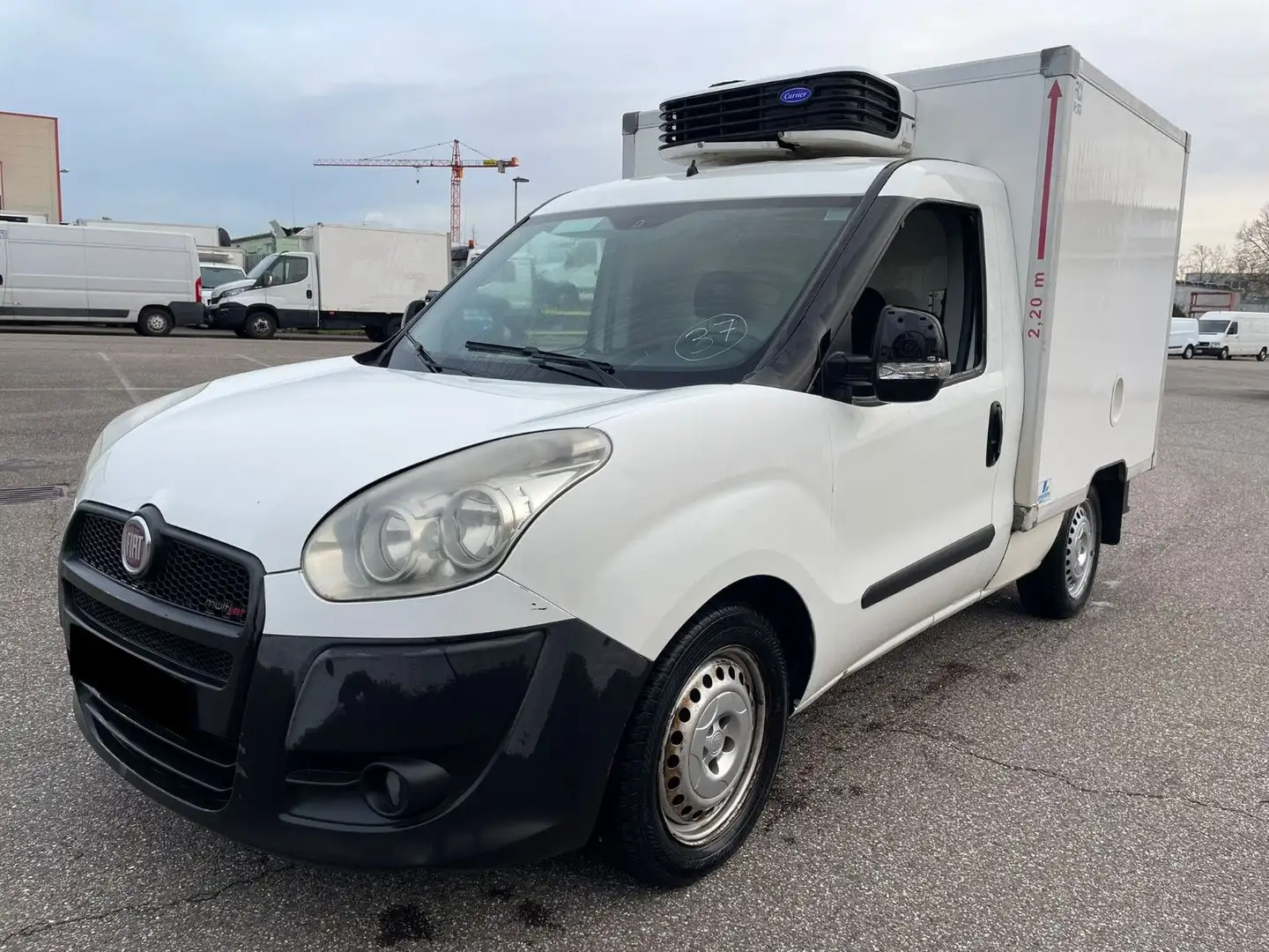 Fiat Doblo 1.3*Carrier Xarios 200*Kühlkoffer*Klima* Weiß - 1
