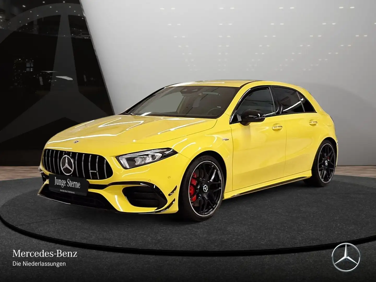 Mercedes-Benz A 45 AMG A 45 S 4M Kompakt DRIVERS+LED+PERFSITZE+KAMERA+8G Jaune - 2