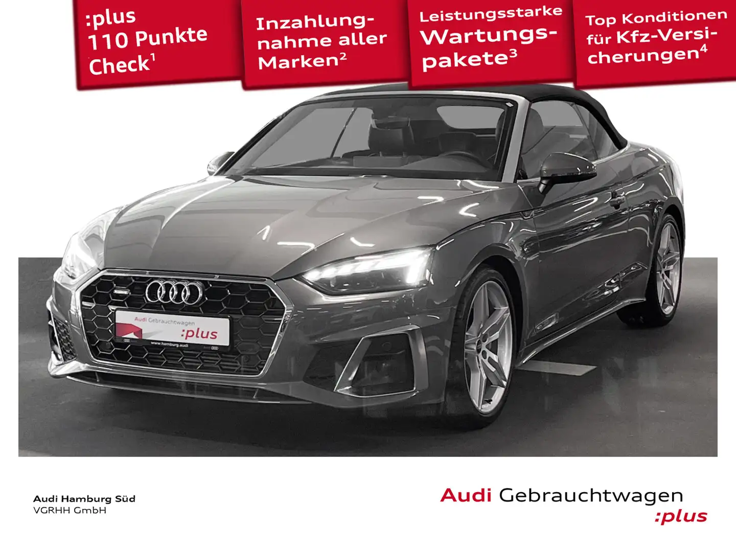 Audi A5 40 TFSI S line qu S tronic 2xS LINE Grau - 1