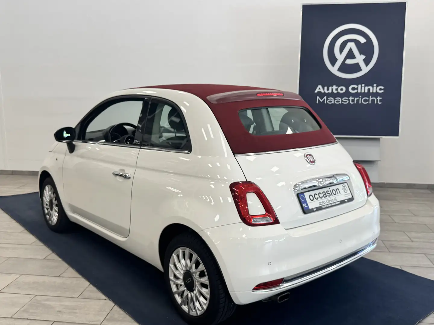 Fiat 500C 1.2 LOUNGE CABRIO | 4-CILINDER 69PK | 12 MDN GARAN Wit - 2