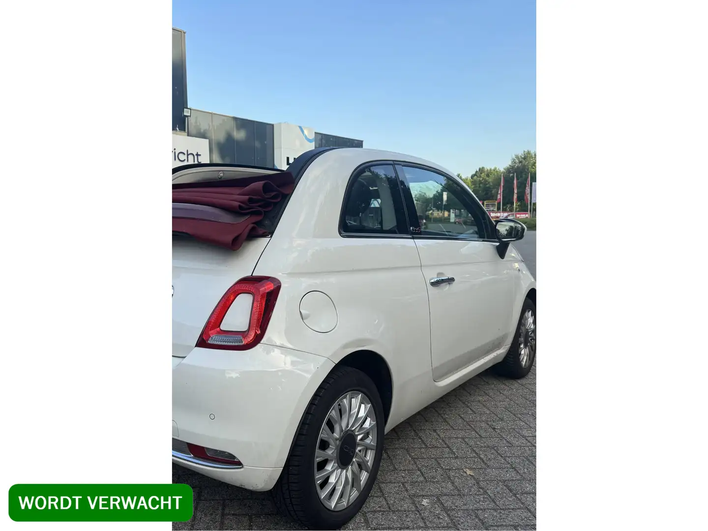 Fiat 500C 1.2 LOUNGE CABRIO | 12 MDN GARANTIE | U-CONNECT | Wit - 1