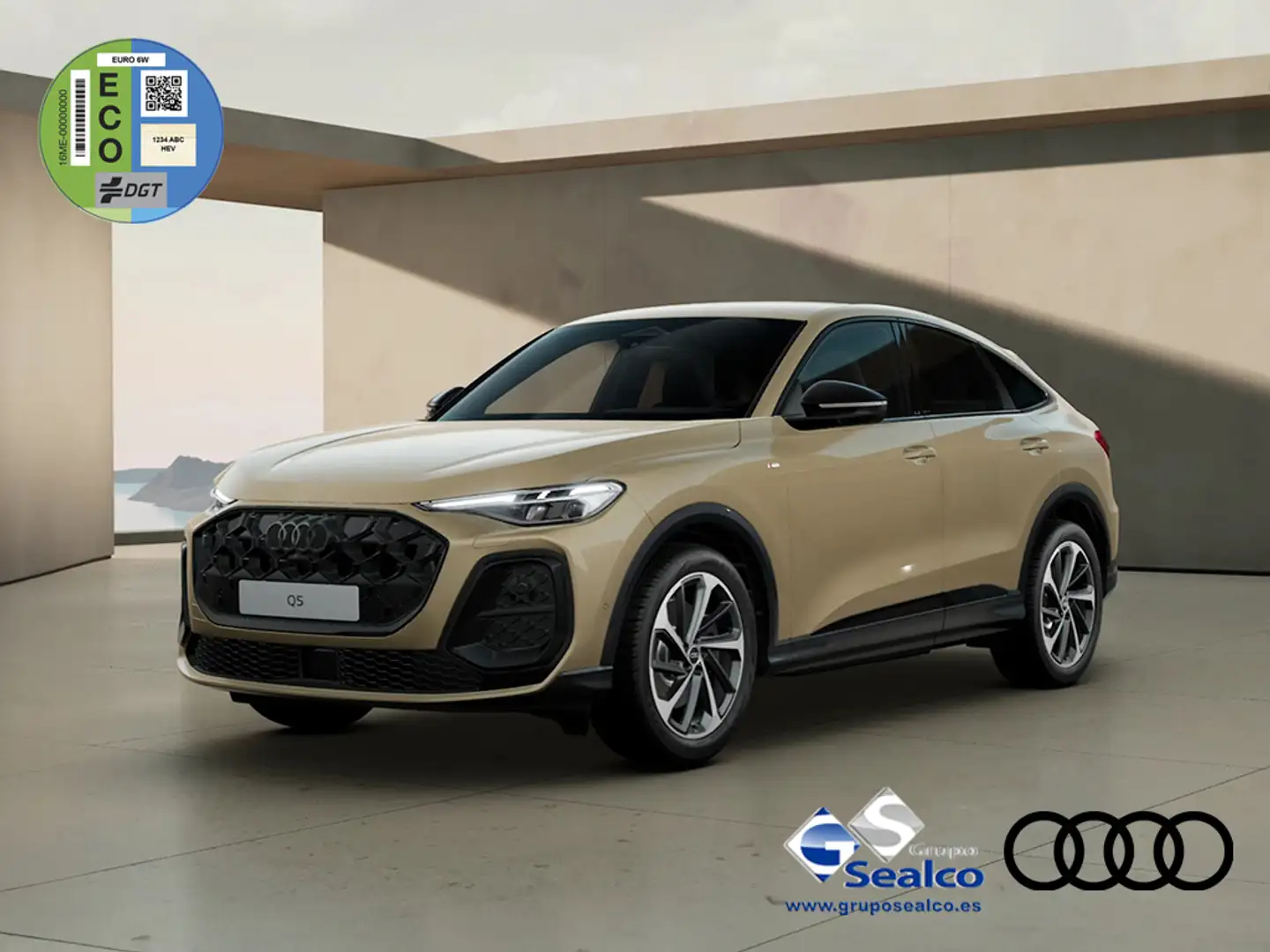 Audi Q5 Sportback 2.0TDI quattro Black line S tronic 150kW Beige - 1