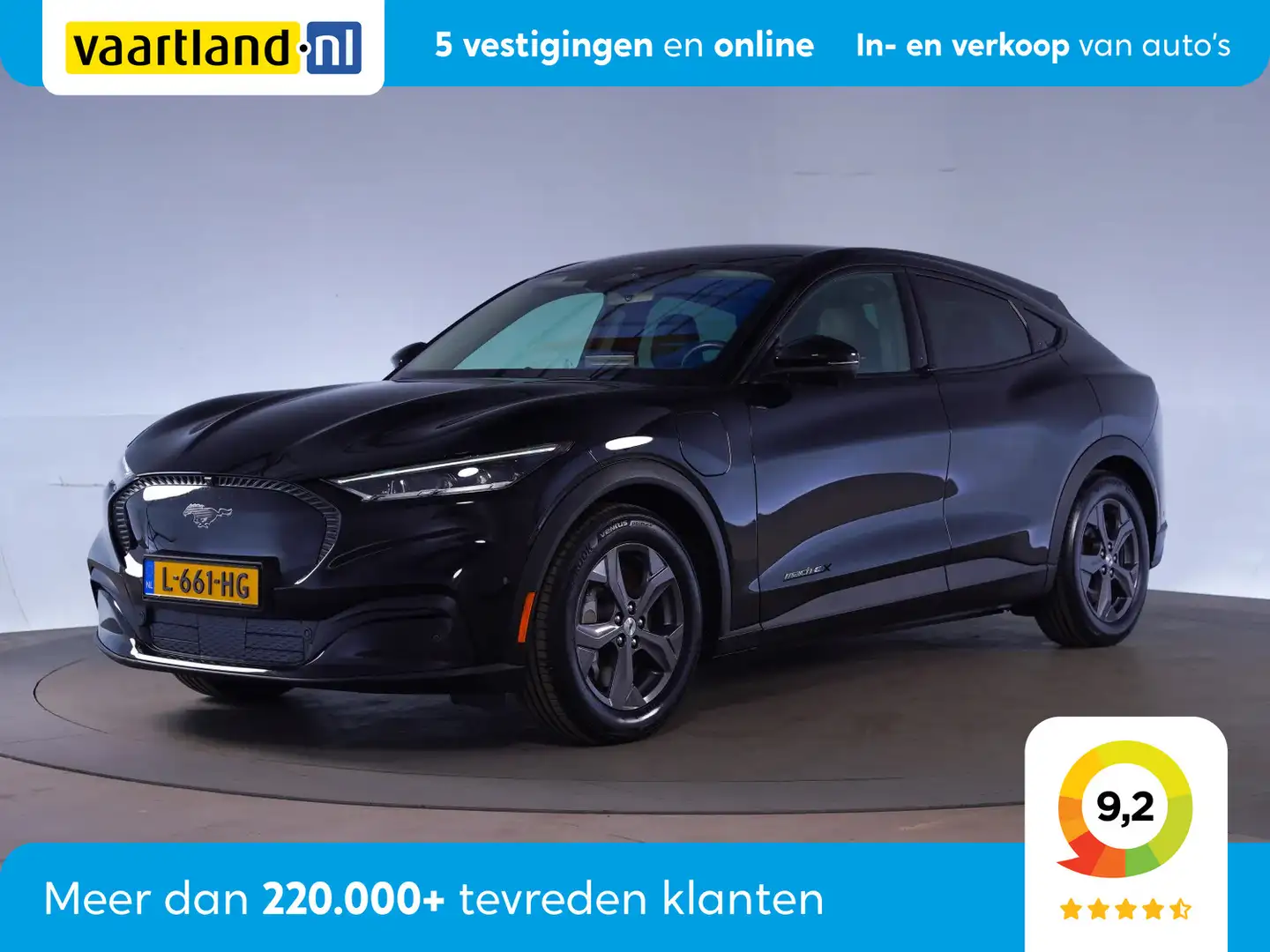 Ford Mustang Mach-E Extended RWD 98 kWh [ Panorama Leder Navi Apple/An Zwart - 1