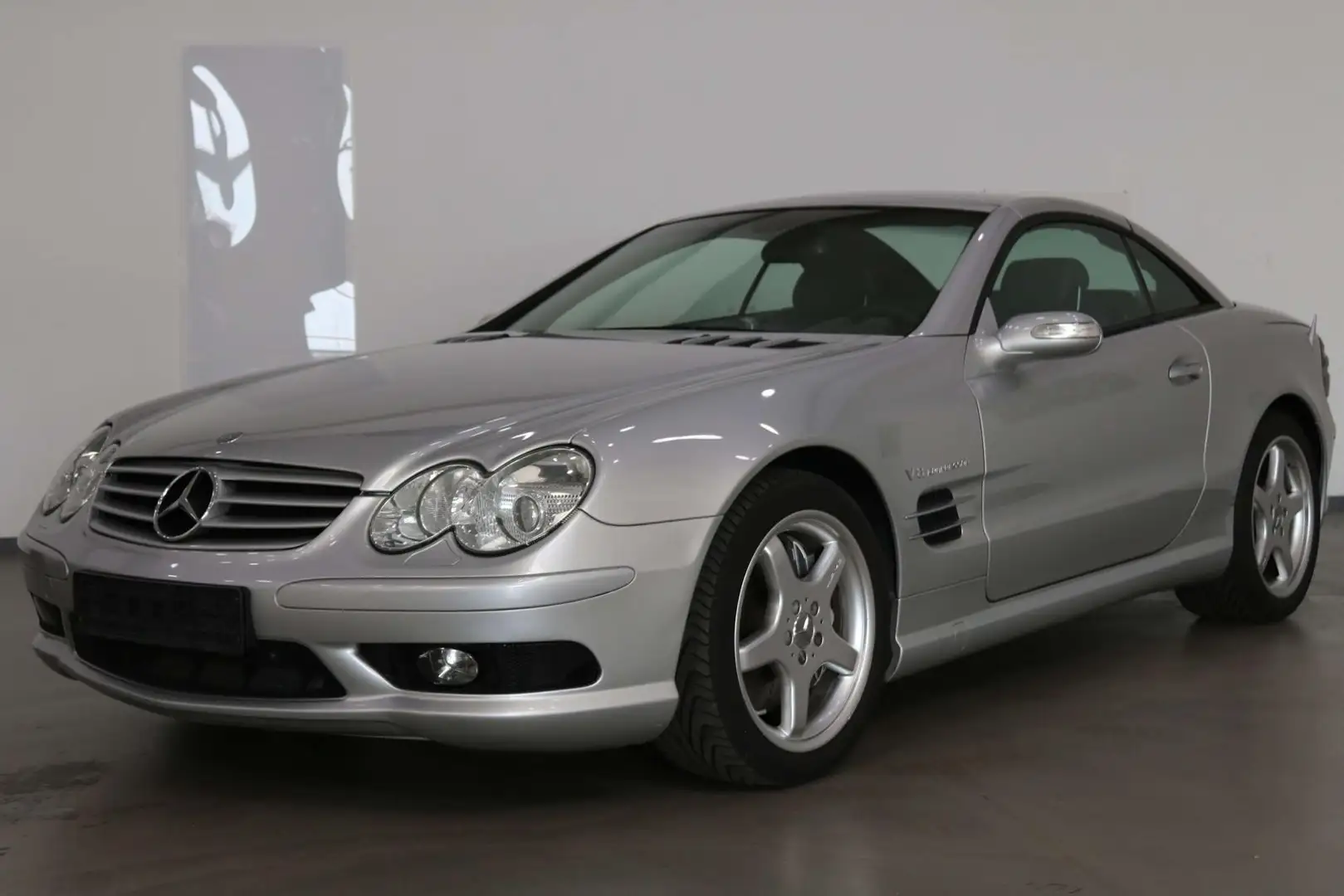 Mercedes-Benz SL 55 AMG Roadster*2.Hand*SCHECKHEFT*UNFALLFREI* Ezüst - 2