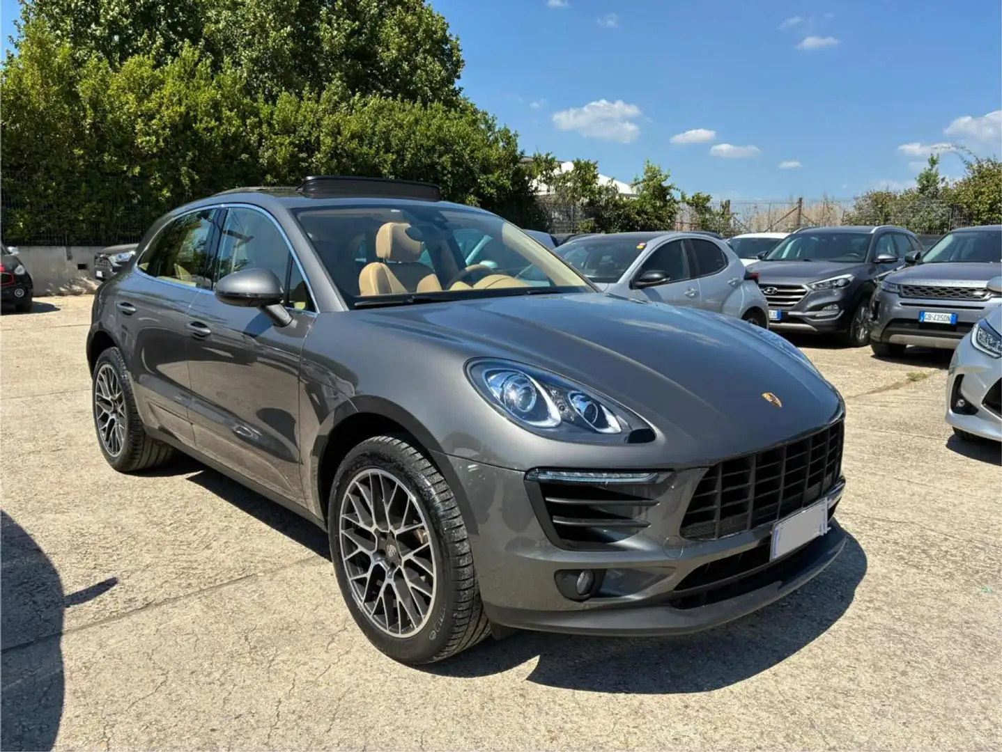 Porsche Macan Macan S 3.0d 250cv E6B TAGLIANDI CERTIFICATI Grigio - 1