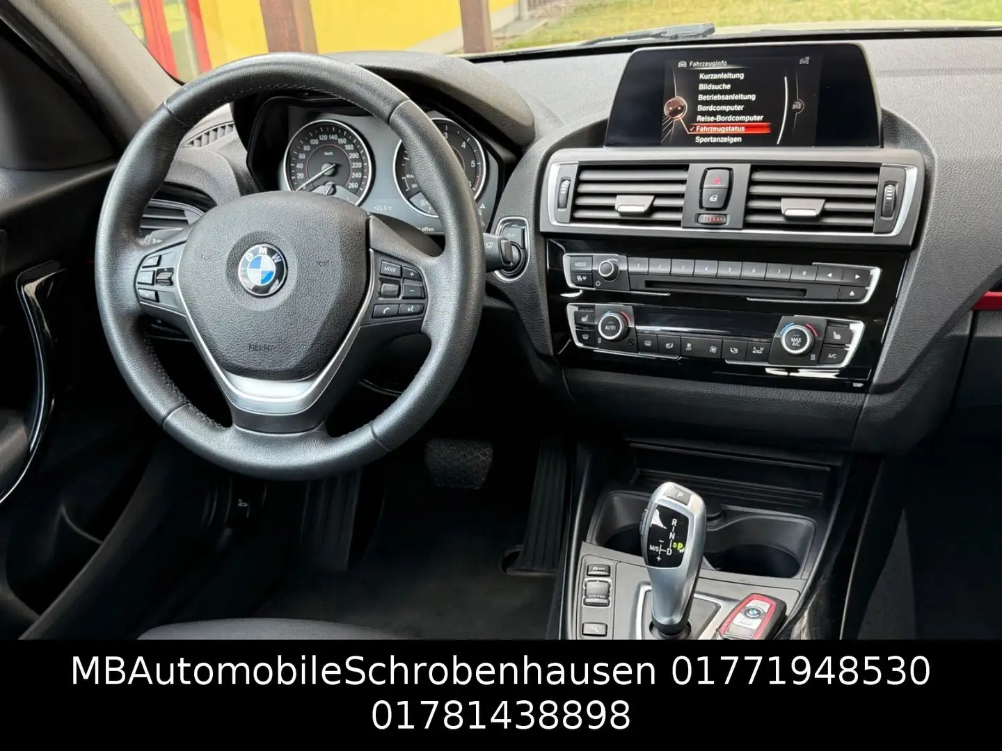BMW 118 d Sport Line Schwarz - 2