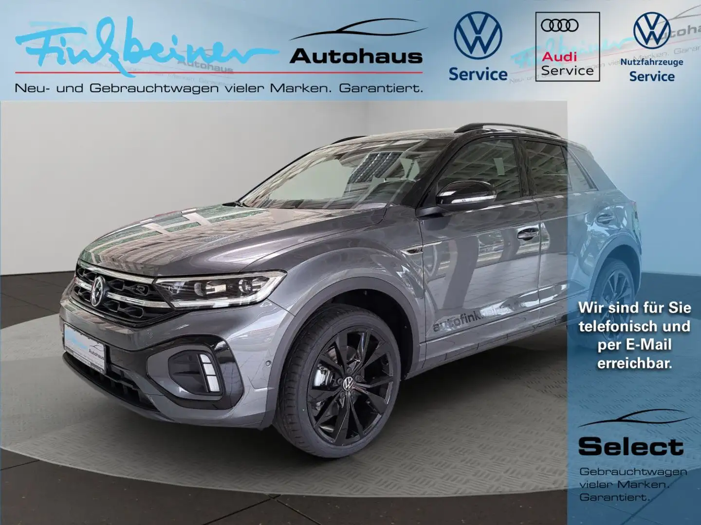 Volkswagen T-Roc R-Line Black Style 1.5l TSI DSG Bluetooth Grau - 1