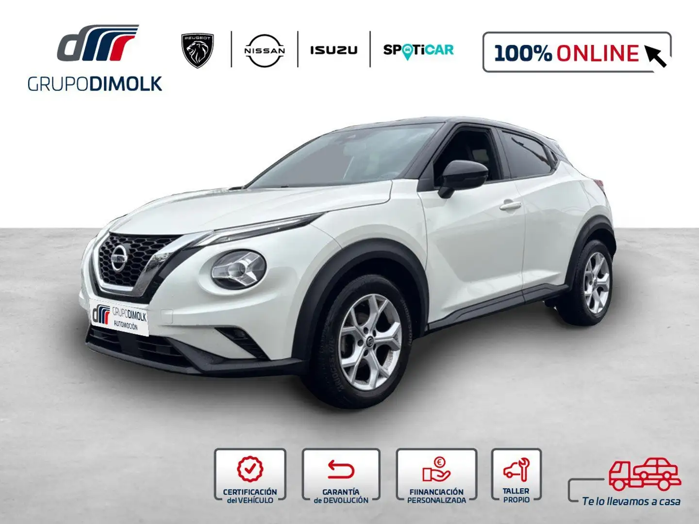 Nissan Juke 1.0 DIG-T N-Connecta 4x2 114 Blanco - 1