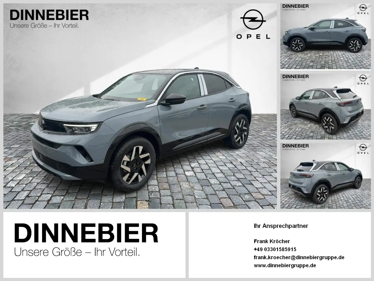 Opel Mokka GS. Hybrid. 6-Gang-Doppelku ACC CAM LED LM Grau - 1