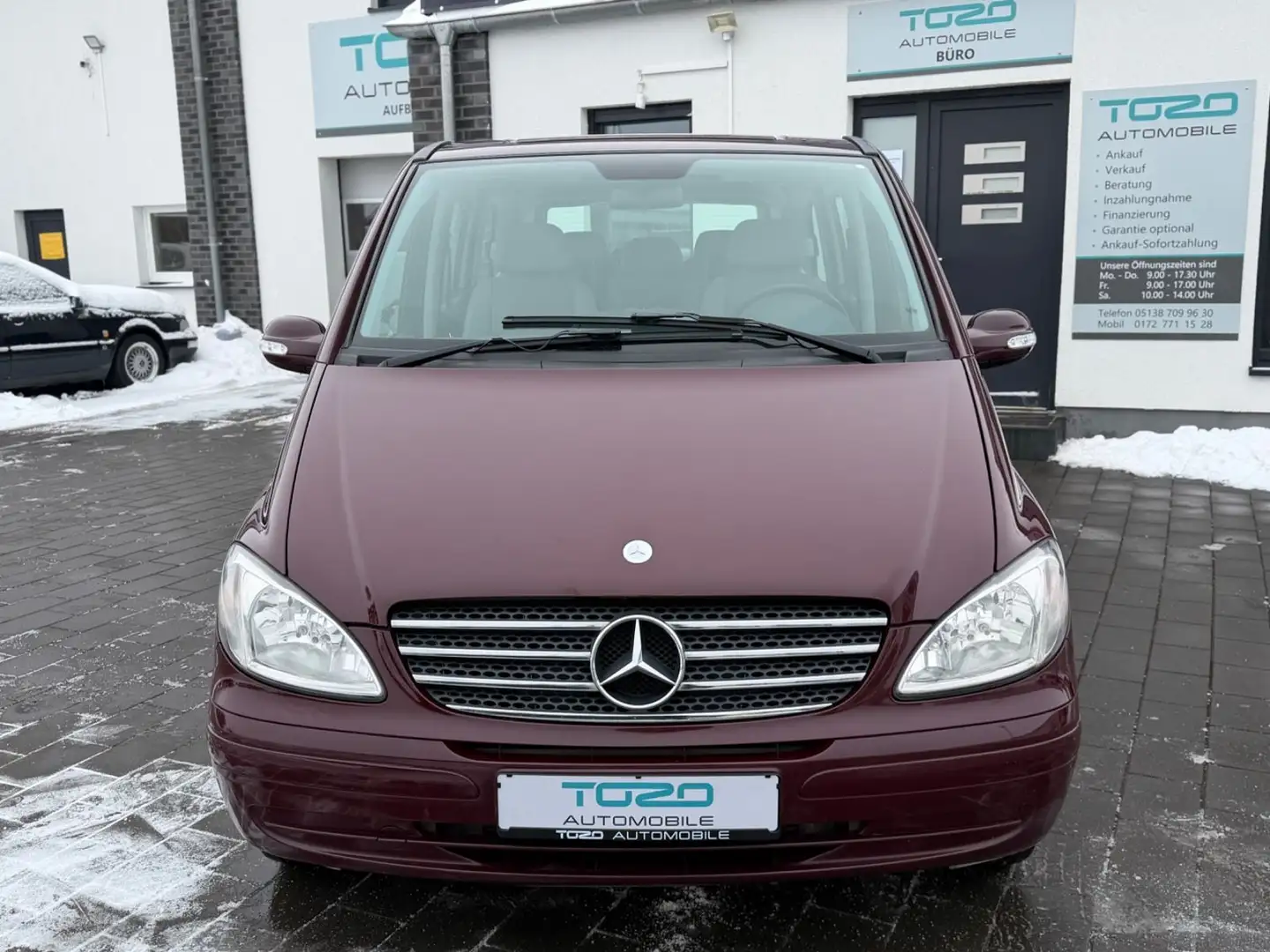 Mercedes-Benz Viano 2.2 CDI kompakt*KLIMA*AHK*1.HAND* Rouge - 2
