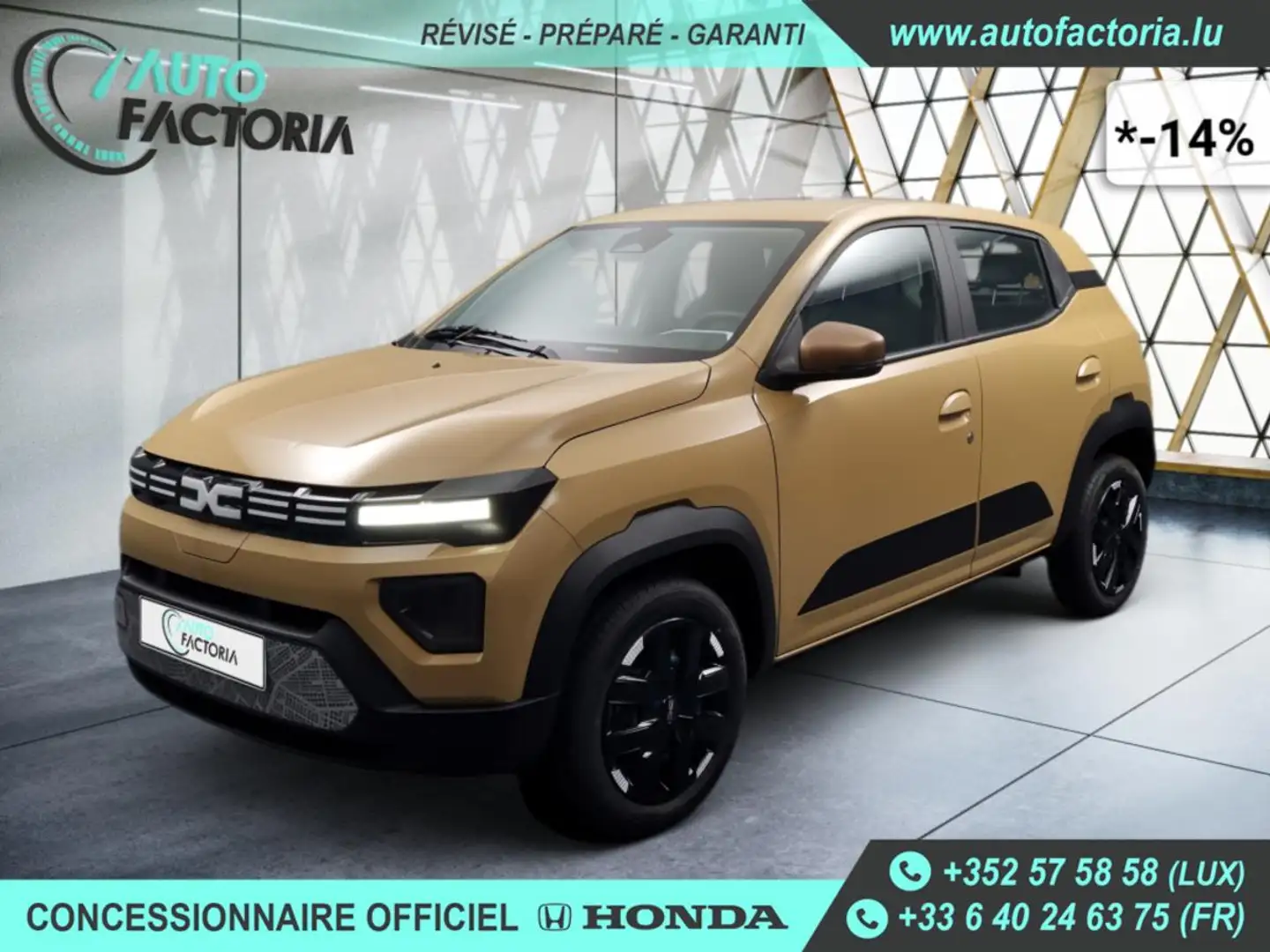Dacia Spring -14% EXTREME 65cv Electrique +MIRRORLINK+CAM Blanc - 1