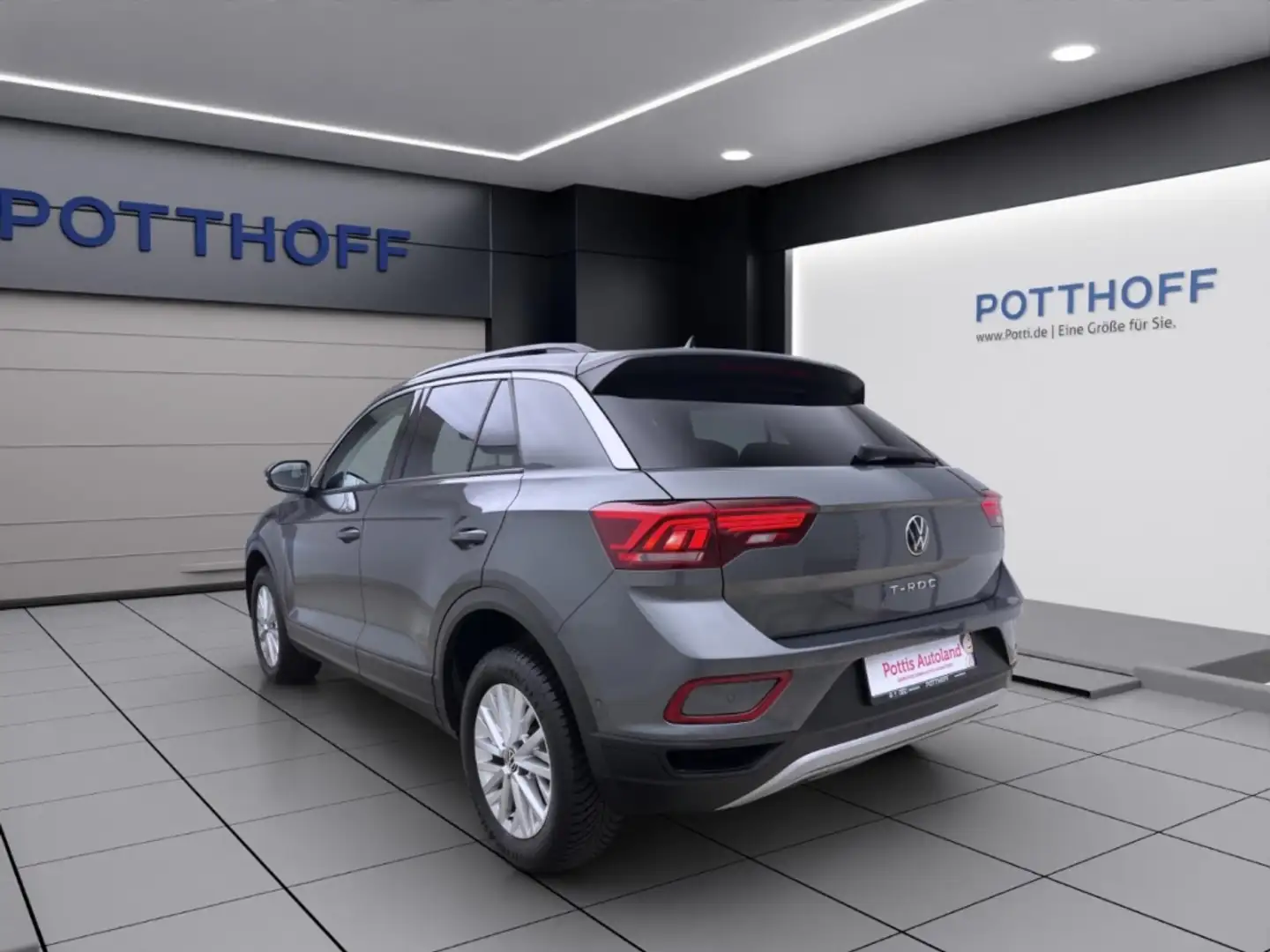 Volkswagen T-Roc 1.0 TSI LIFE SITZHZG NAVI LED LM16 Grau - 2