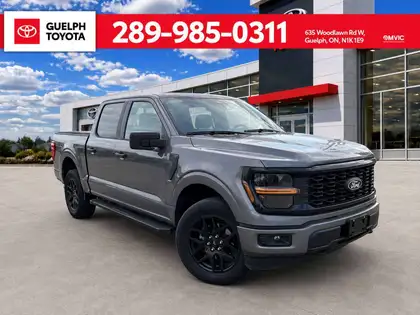 Gray 2024 Ford F-150 Pickup Truck Four-Wheel Drive Automatic