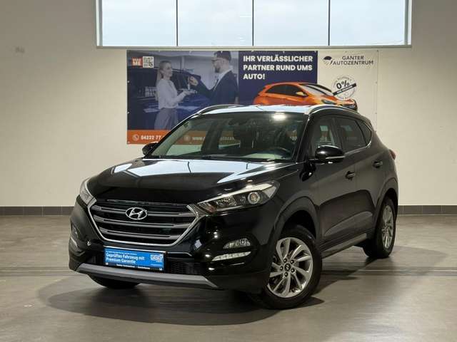 Imagine Hyundai TUCSON blue Advantage 1.6 GDI AHK+NAVI