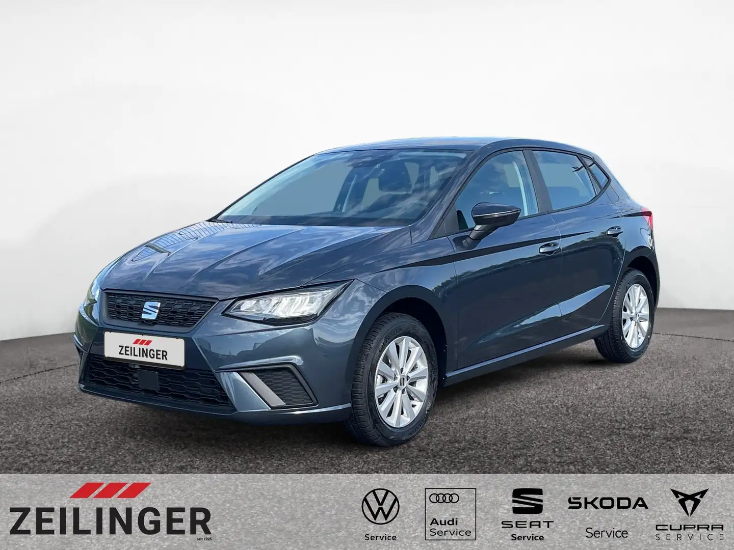SEAT Ibiza Reference 1.0 TSI|LED|FULL-LINK|KLIMA|WINT Grau - 1