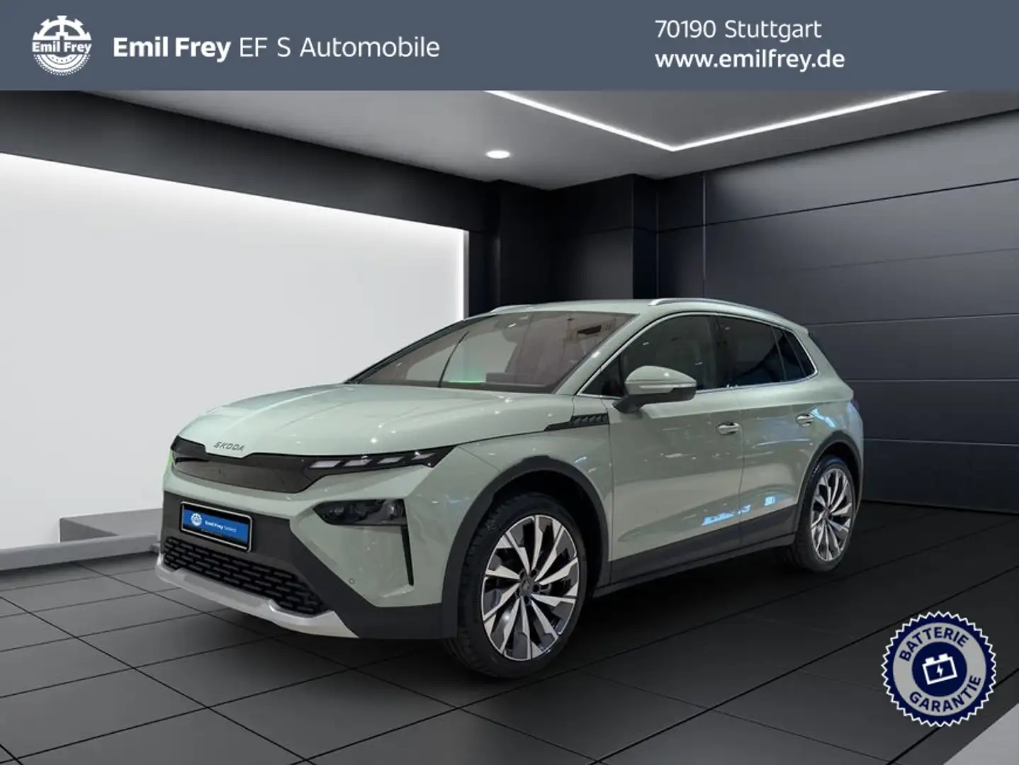 Skoda Elroq 85 Selection Lodge Grün - 1