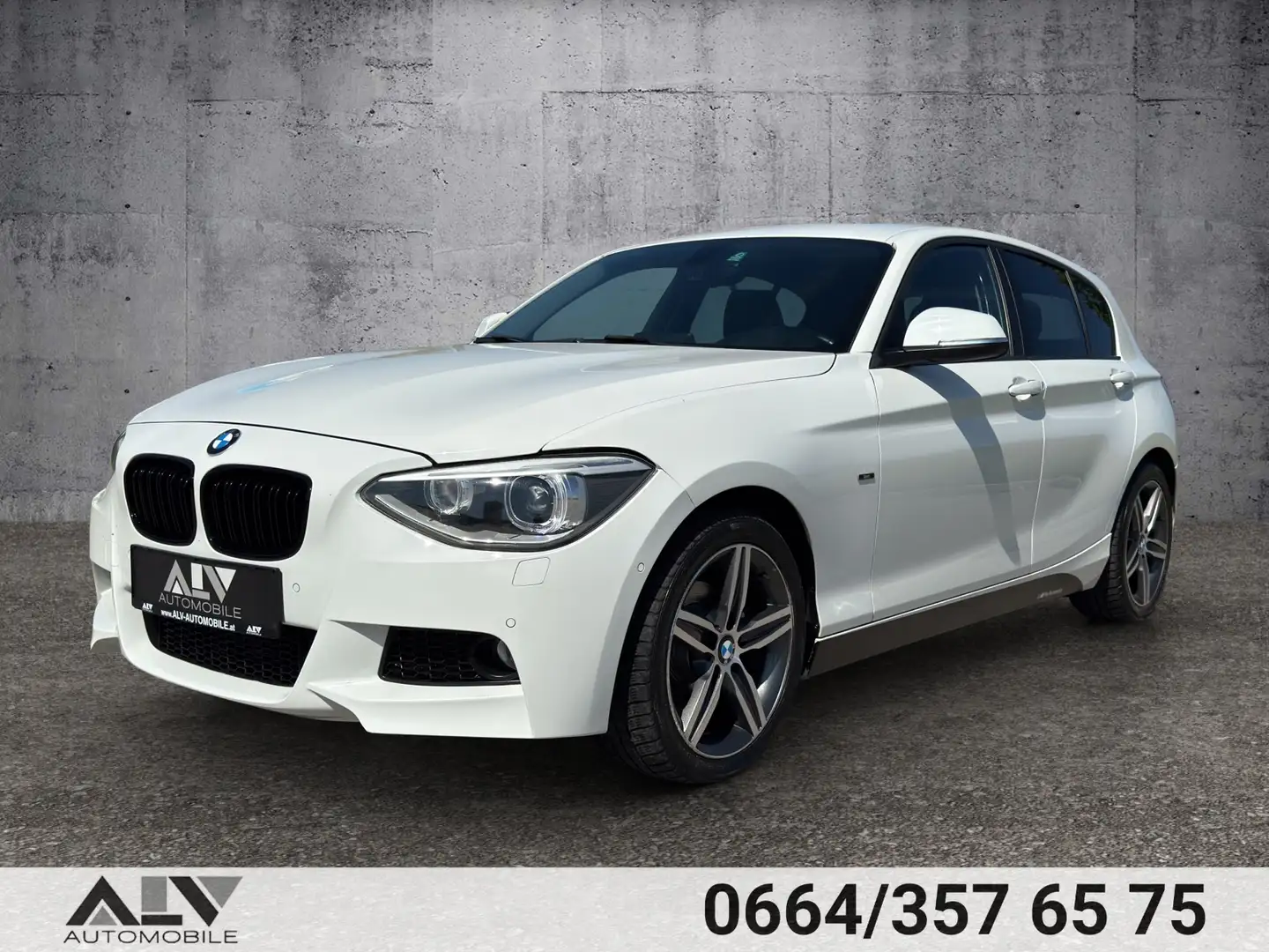 BMW 118 118 d Sport Automatik Weiß - 2