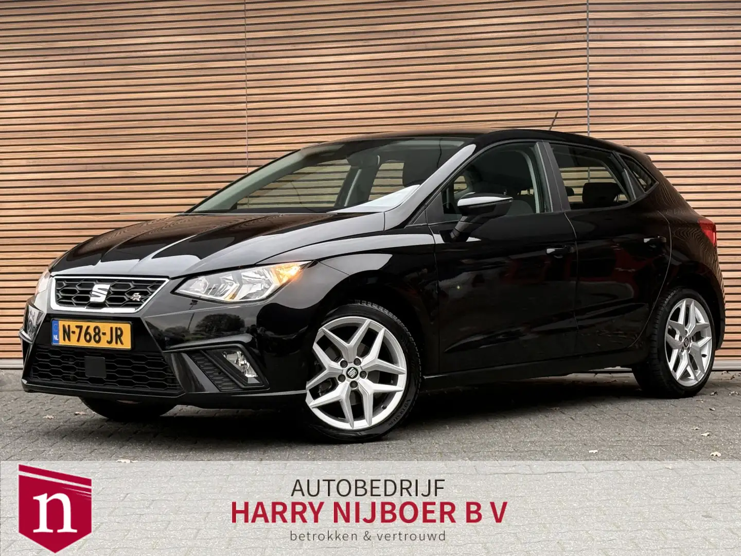 SEAT Ibiza 1.0 TSI FR Carplay / Stoelverwarming / Clima / PDC Schwarz - 1