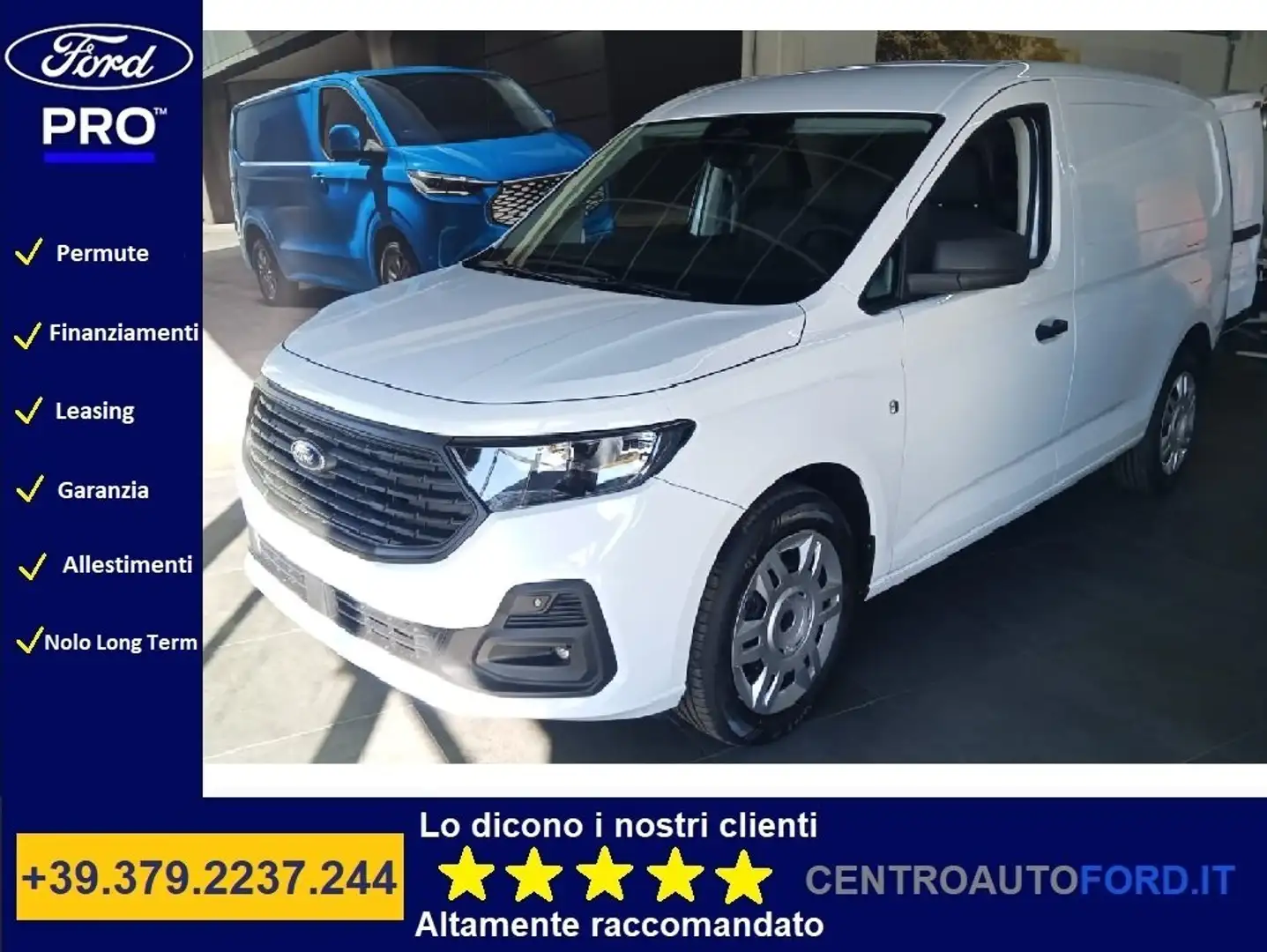 Ford Transit Connect passo lungo e passo corto pronta consegna Bianco - 1