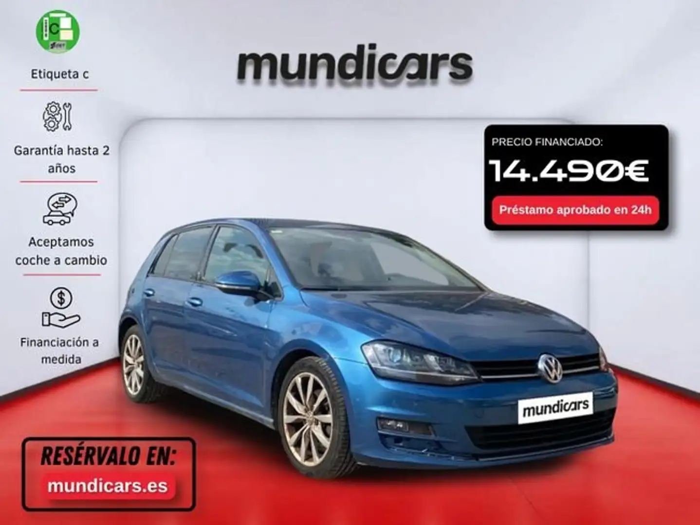 Volkswagen Golf 1.4 TSI ACT Sport BlueMotion Tech. Azul - 1