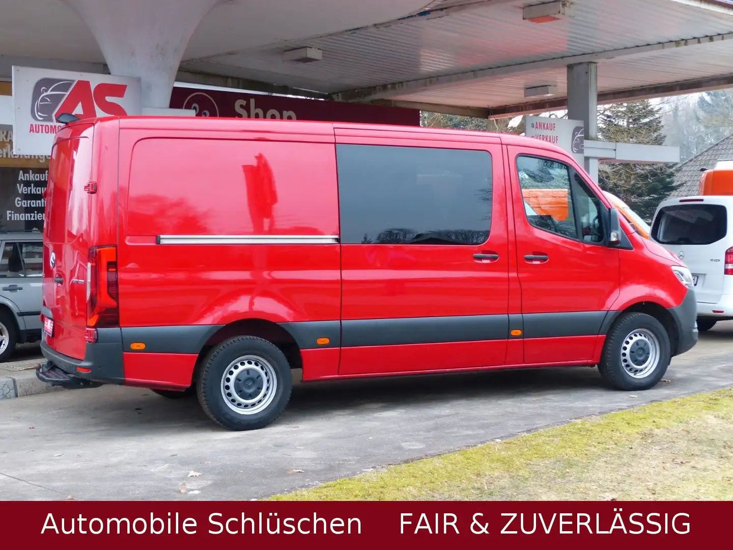 Mercedes-Benz Sprinter III Mixto 317 CDi  4 Sitzer  Automatik Rot - 2
