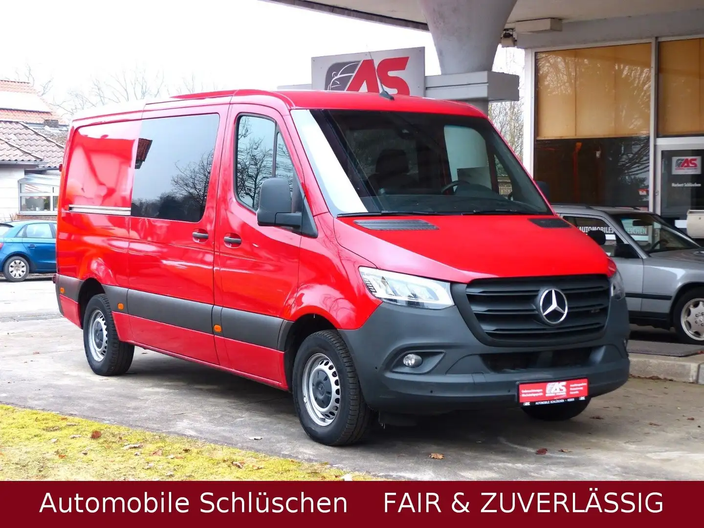 Mercedes-Benz Sprinter III Mixto 317 CDi  4 Sitzer  Automatik Rot - 1