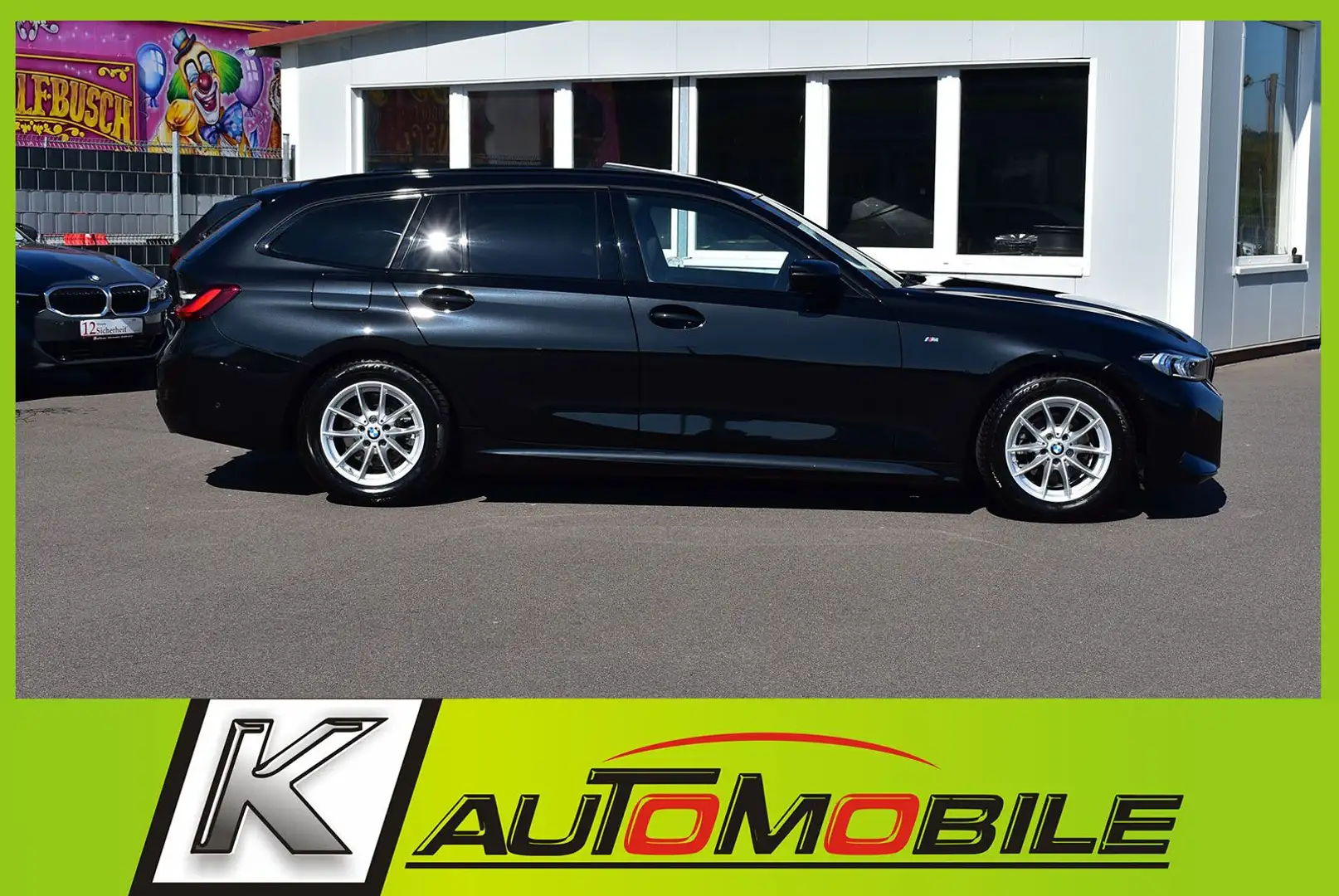 BMW 318 i M Sport Head-Up+Panorama+Kamera+Memory+ACC Noir - 2