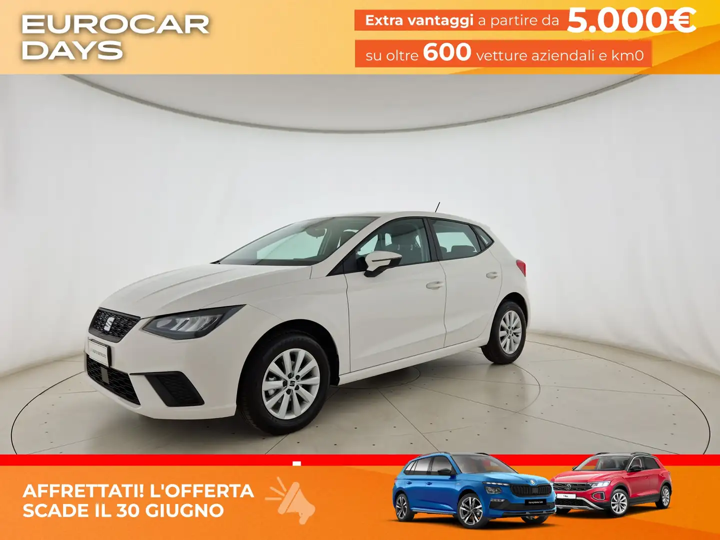 SEAT Ibiza 1.0 ecotsi style 95cv Bianco - 1