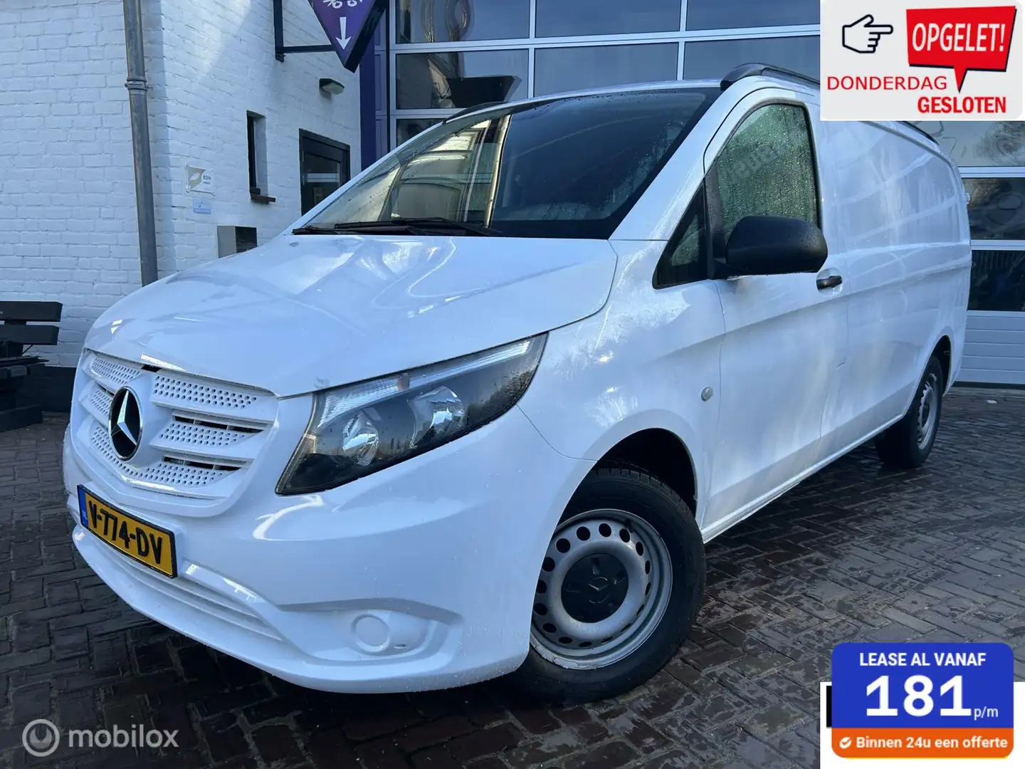 Mercedes-Benz Vito Bestel 111 CDI Lang * AIRCO * TREKHAAK White - 1