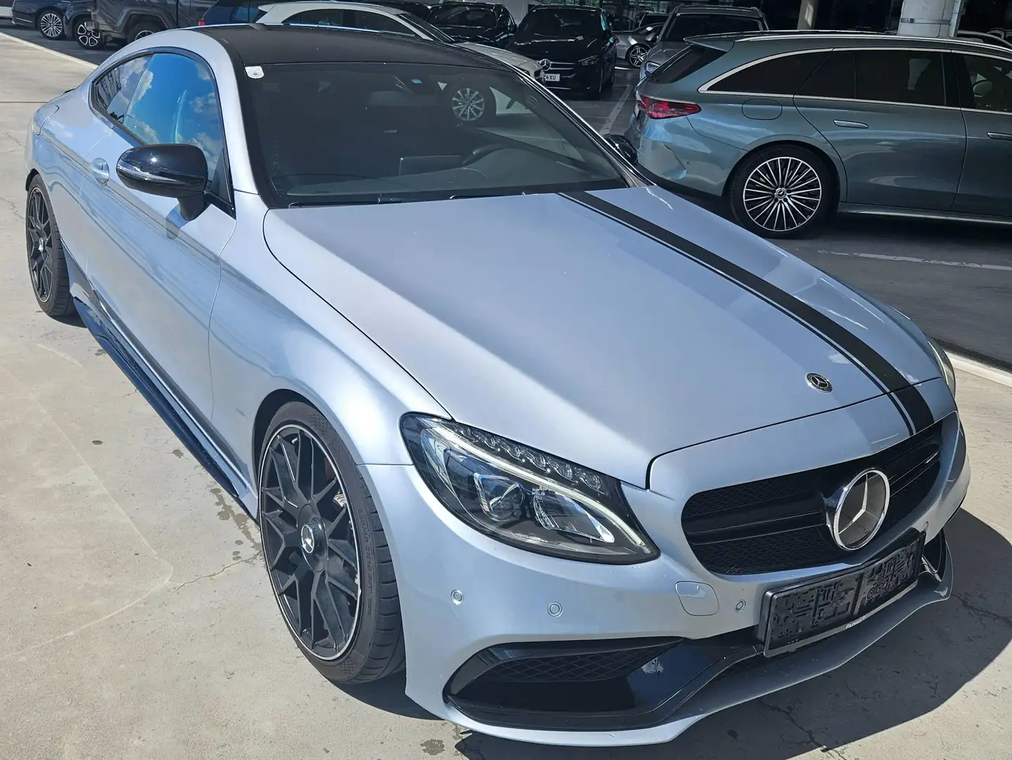 Mercedes-Benz C 180 C 180 Coupe Aut. Silber - 1