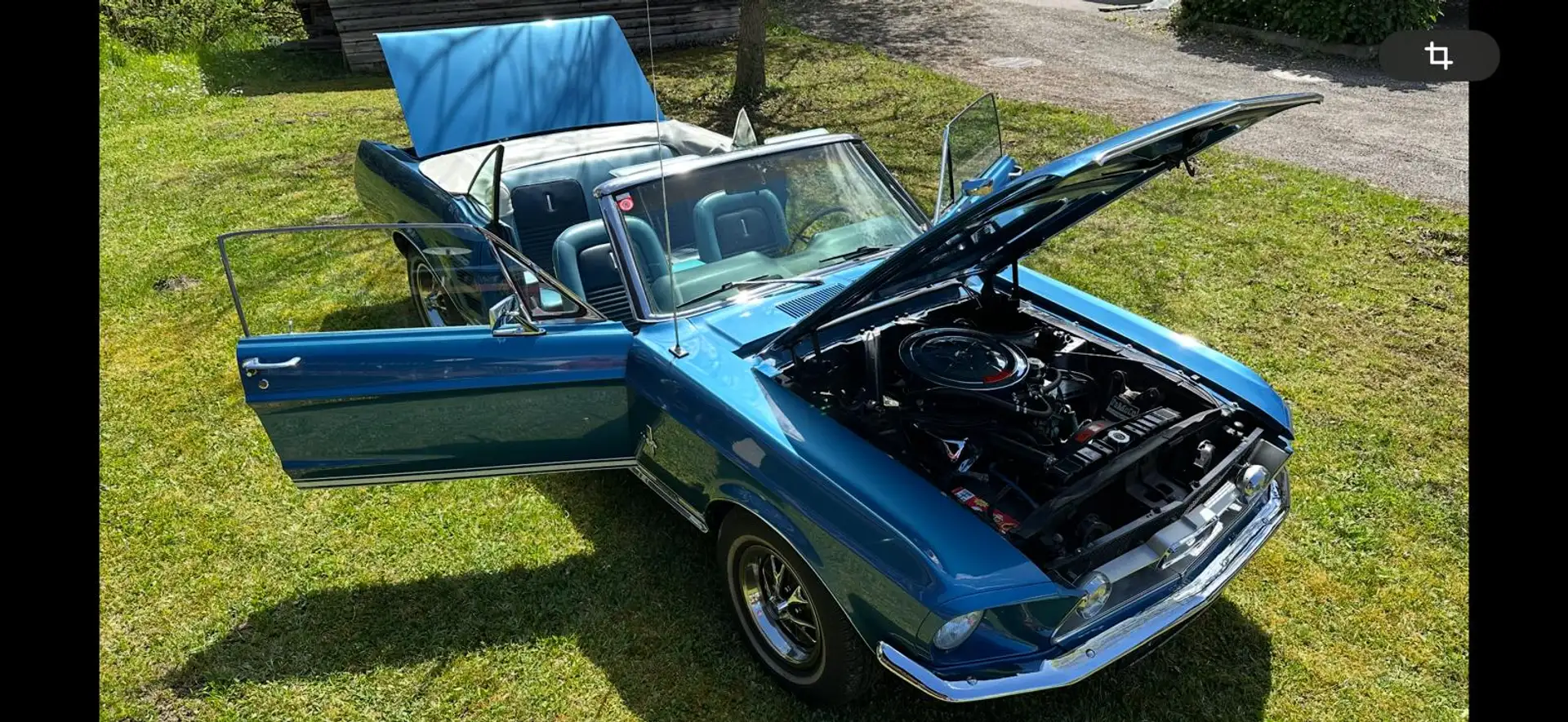 Ford Mustang GTA 390, BIG BLOCK, FE S-CODE CABRIO/ROADSTER Blau - 2