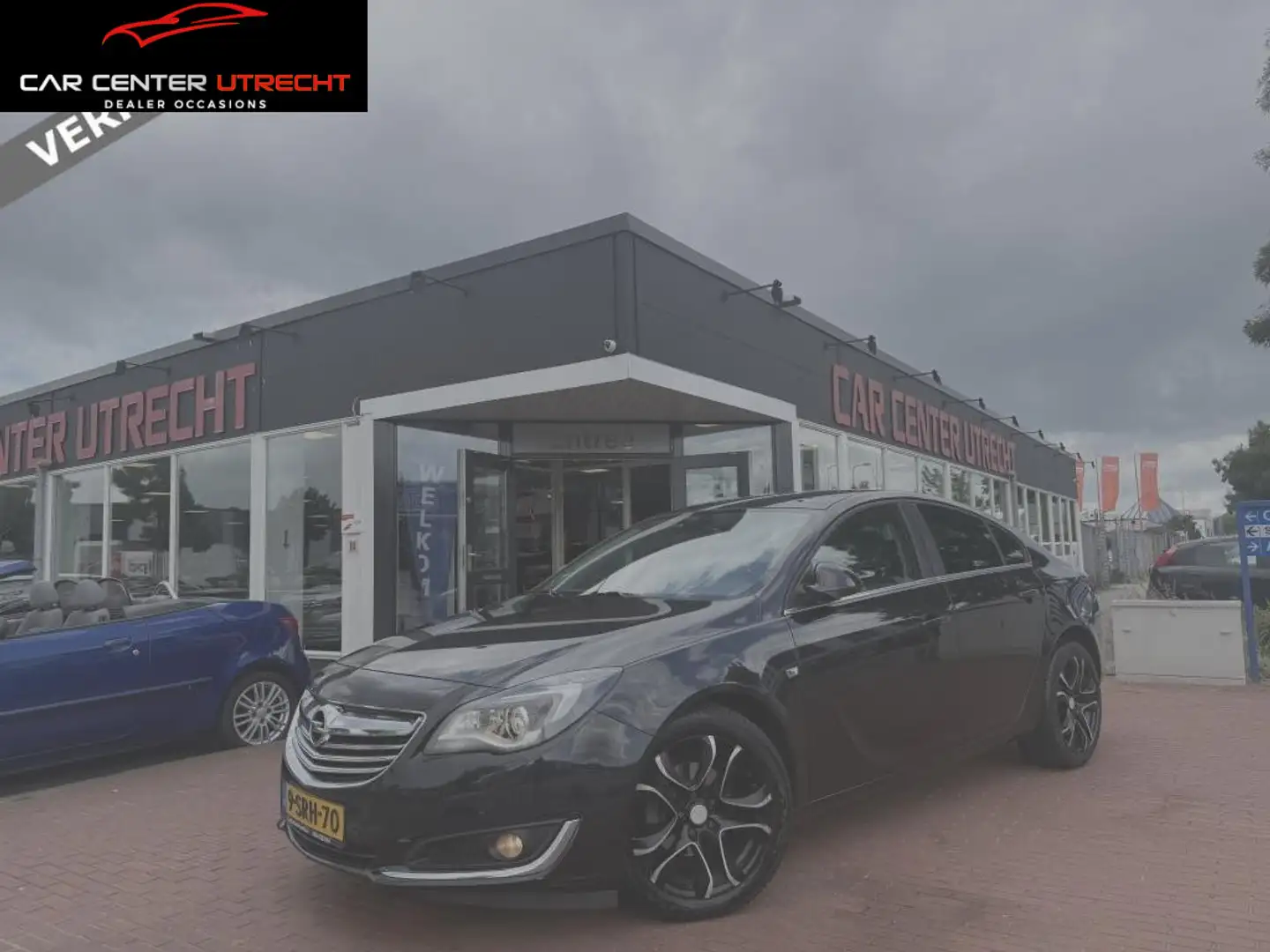 Opel Insignia 1.4 T EcoF. Bns+ navi airco cruise control VERKOCH Black - 1