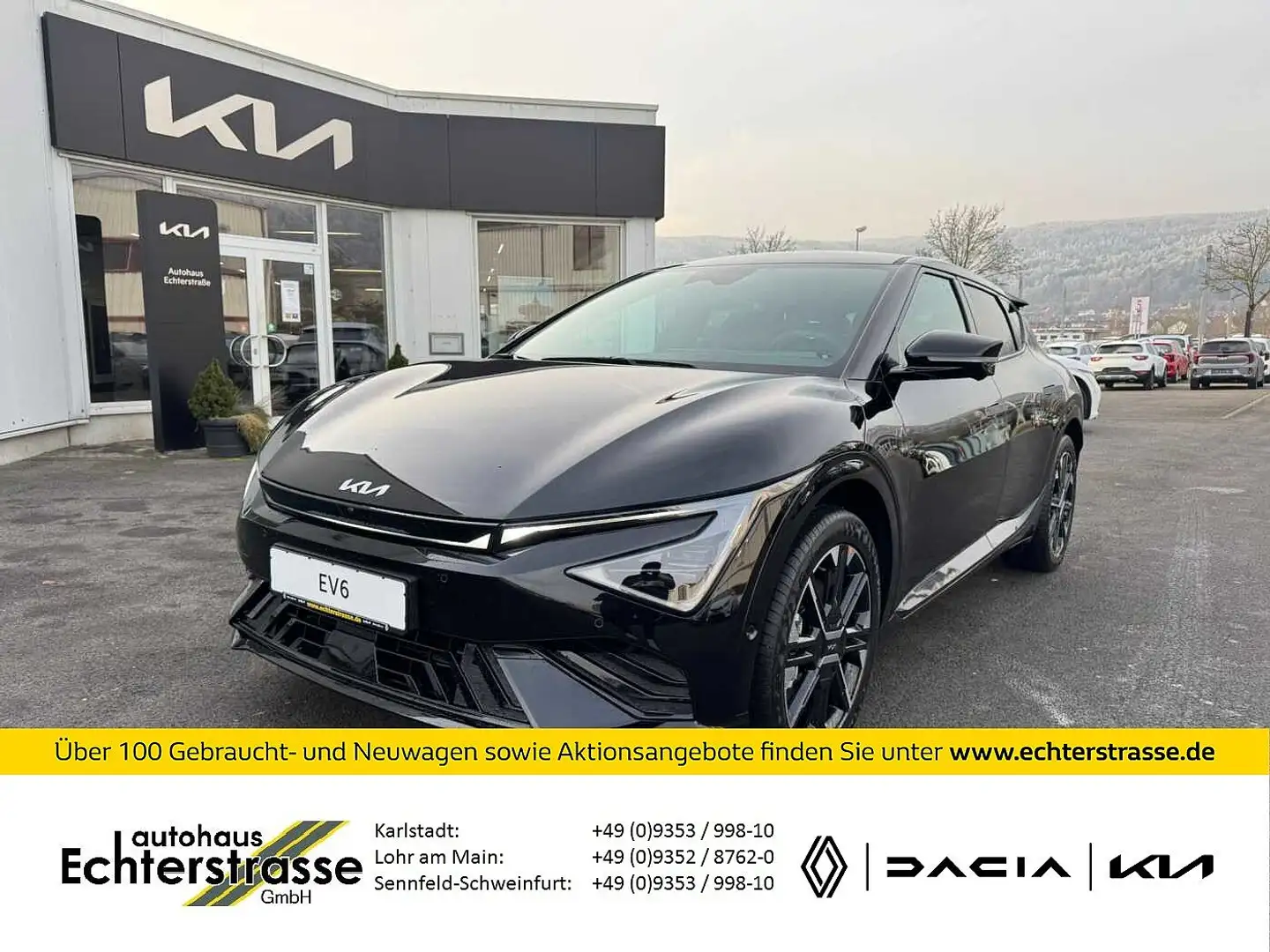 Kia EV6 84-kWh GT-line RWD +WP+ASS+SD Schwarz - 1