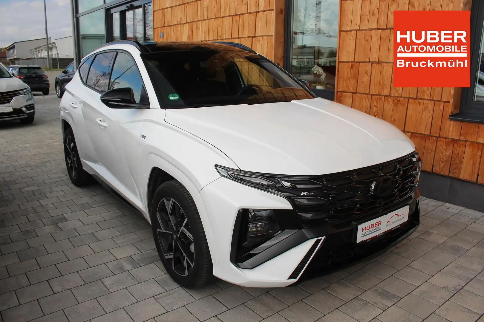 Hyundai TUCSON 1.6 T-GDI 4x4 N-Line 48V MHEV SCHIEBEDACH/NAVI/... Blanc - 2