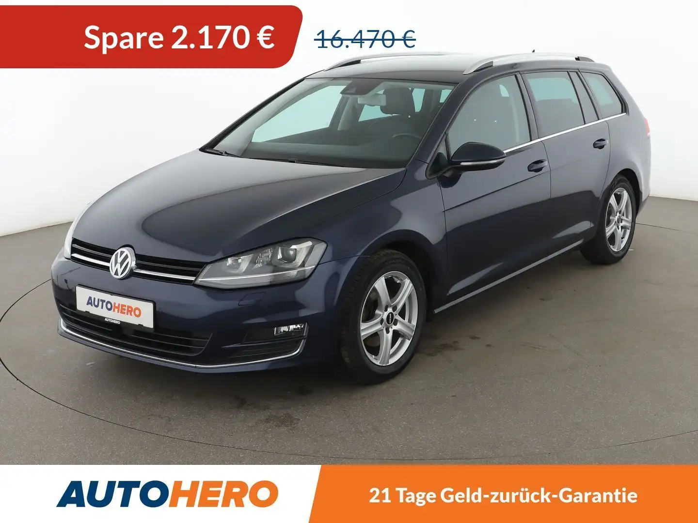 Volkswagen Golf 1.4 TSI Highline BMT Aut.*BI-XENON*ACC*CAM*AHK* Blau - 1