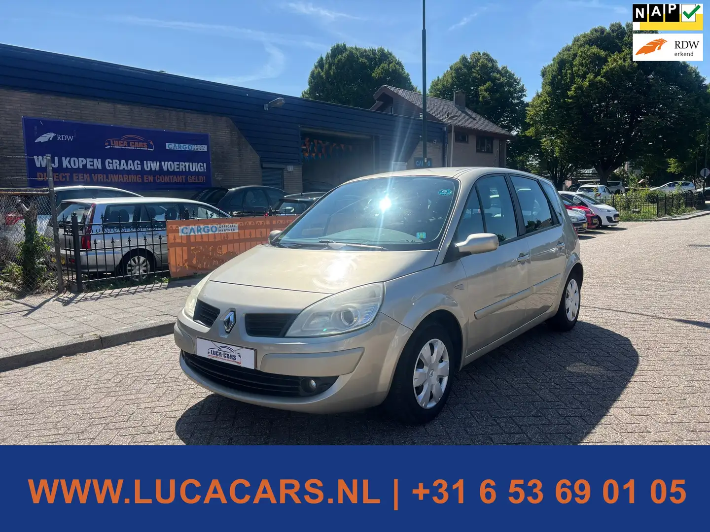 Renault Scenic 1.6-16V Business Line 2X SLEUTEL + TREKHAAK Beige - 1