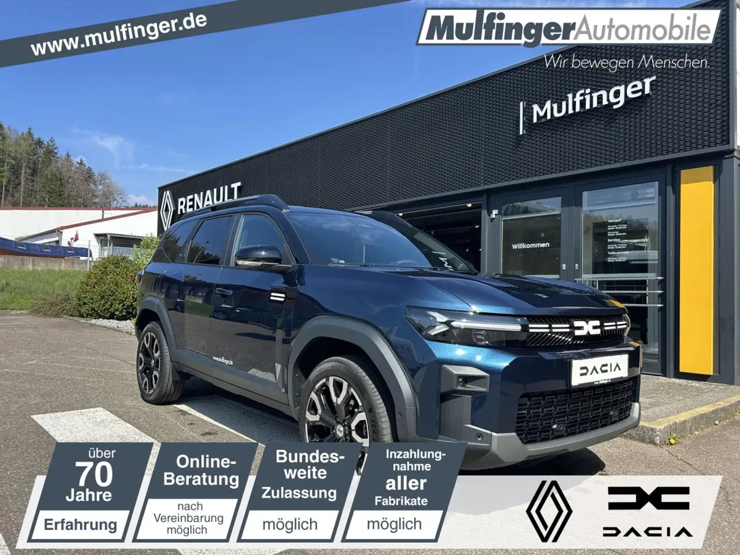 Dacia Bigster Journey HYBRID 155 SHZ NAVIGATION Navi Blau - 1