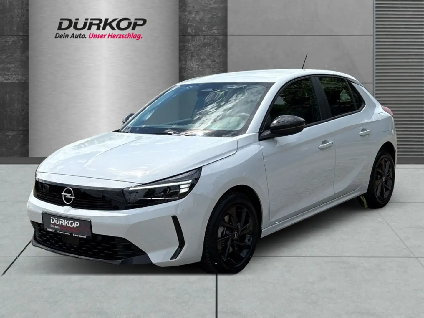 Opel Corsa Edition Turbo Komfort-Paket 8-Speichen-Alu Allwett Blanc - 1