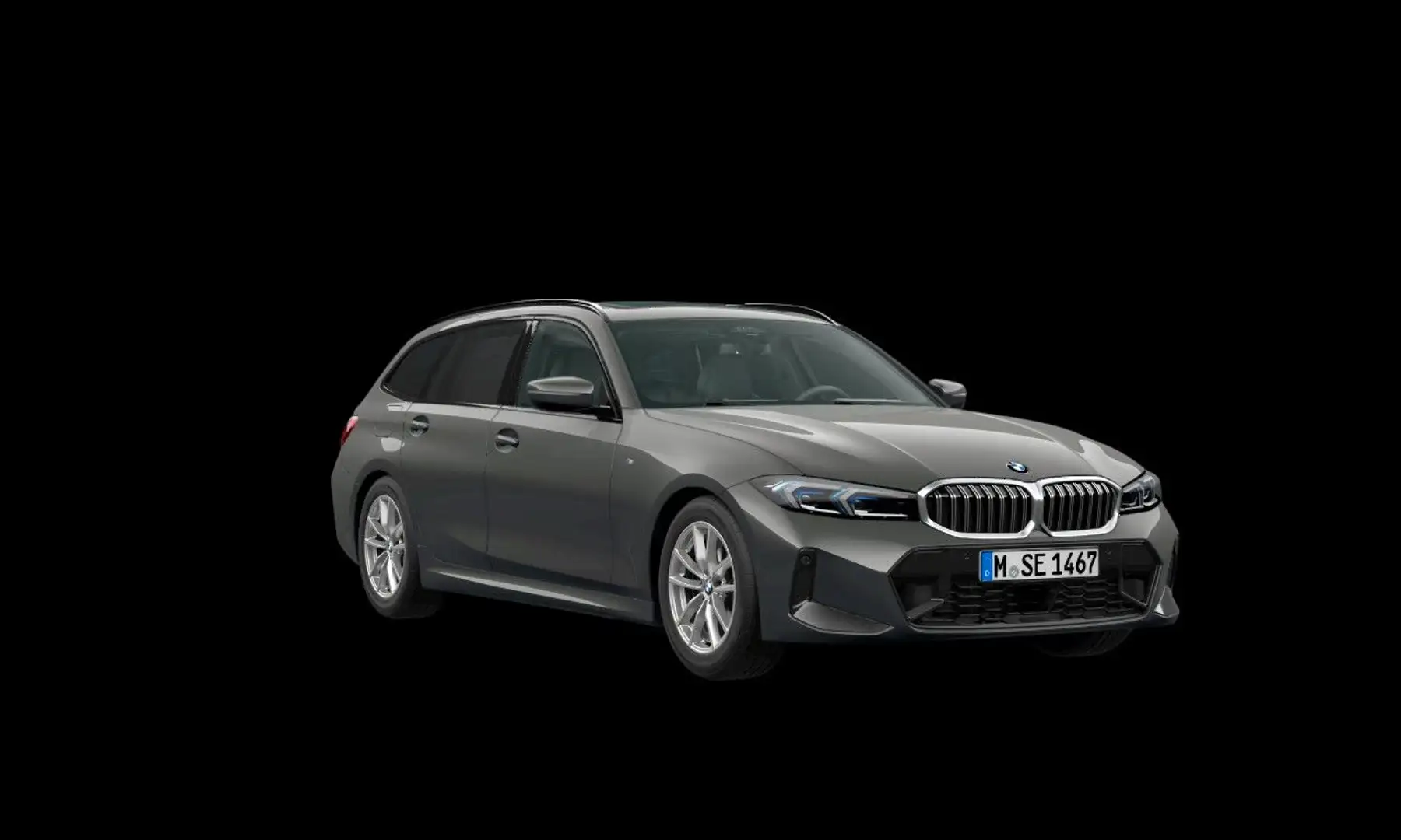 BMW 320 i Touring M Sport PANO HUD ACC RFK AHK Grau - 2