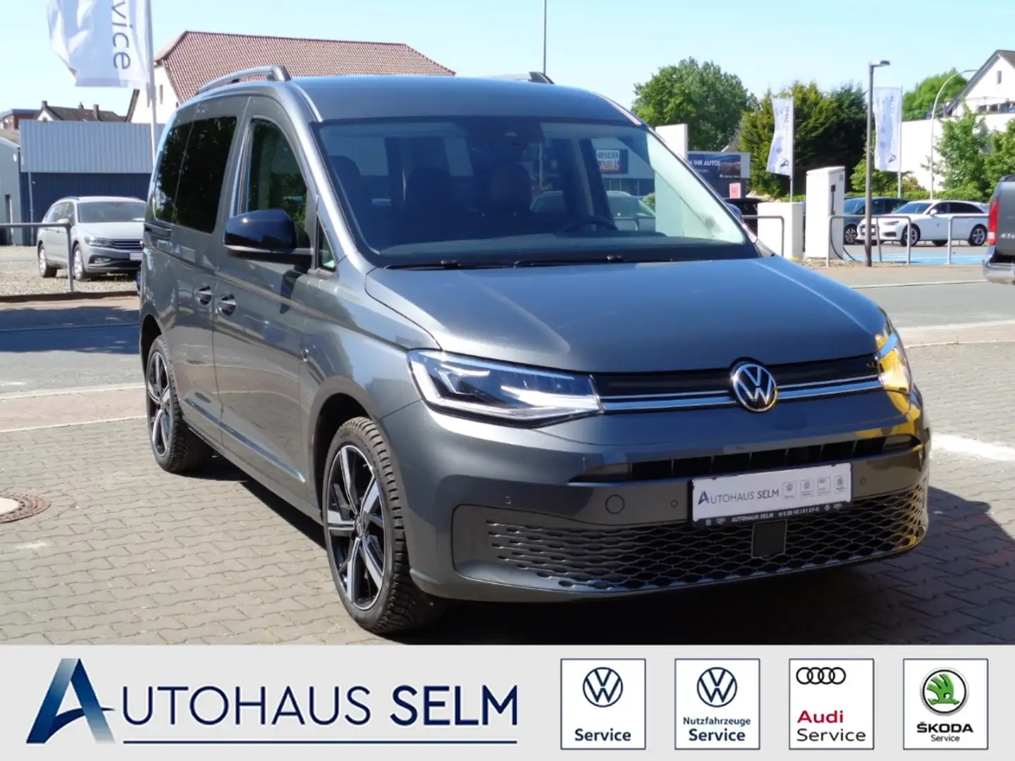 Volkswagen Caddy 1.5 TSI Style LED ACC R-KAM APP-CON Gris - 1