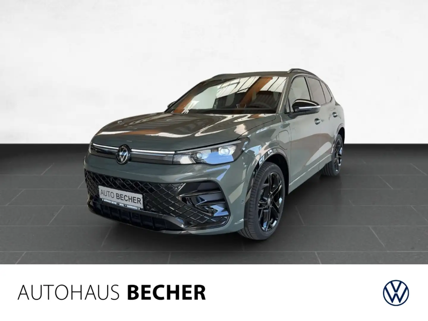 Volkswagen Tiguan 1.5 TSI eHybrid R-Line /AHK/Navi/Area-View Grün - 1