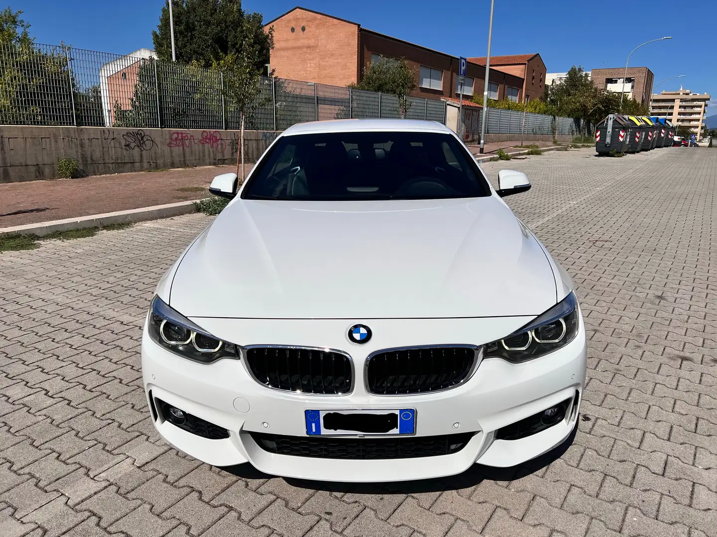 BMW 420 420i Cabrio Msport auto Bianco - 1