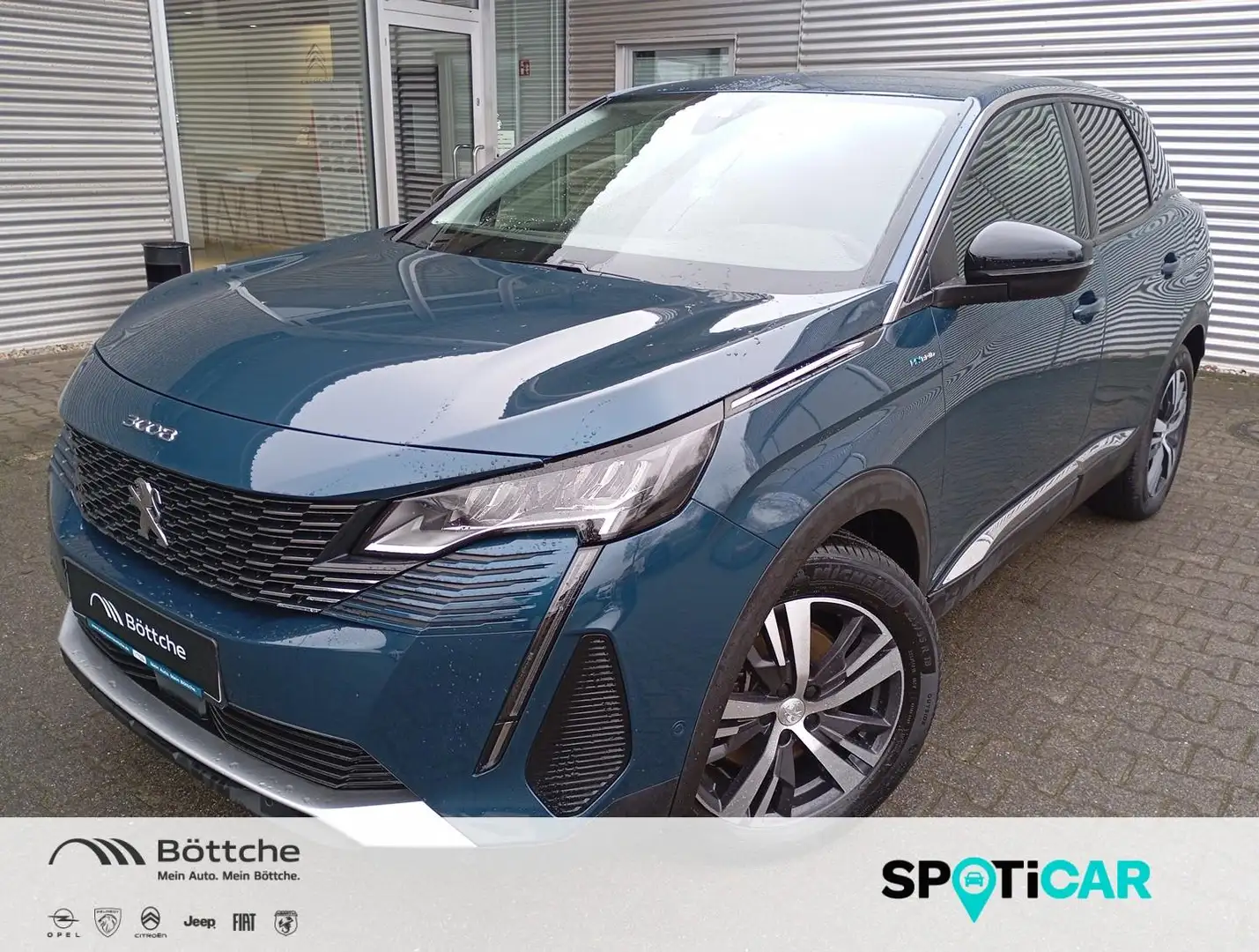 Peugeot 3008 Hybrid 225 Allure,PDC,Kamera,Klima,Leder,Navi,Temp Blau - 1