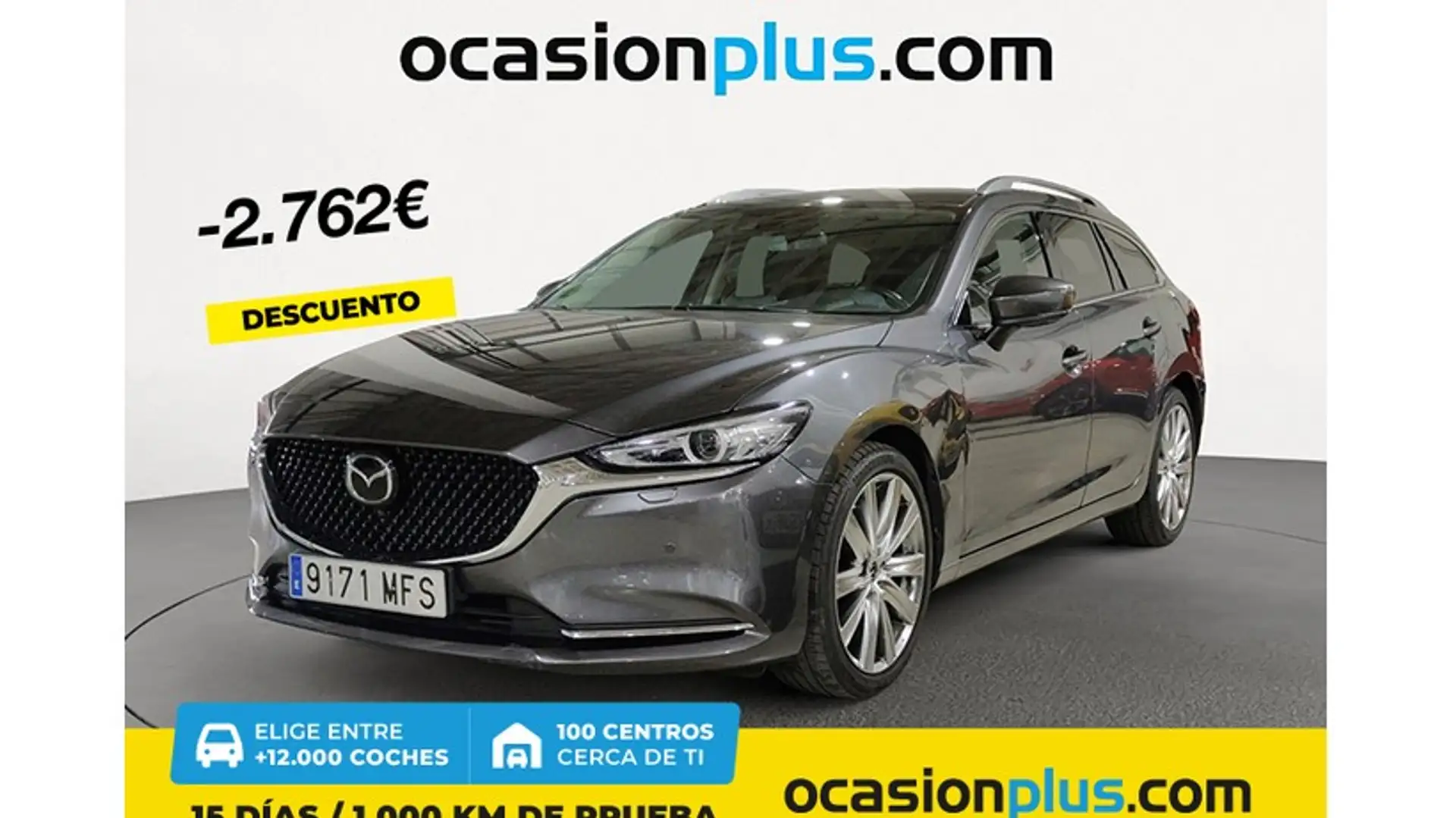 Mazda 6 2.0 Skyactiv-G Exclusive-Line 165 Gris - 1